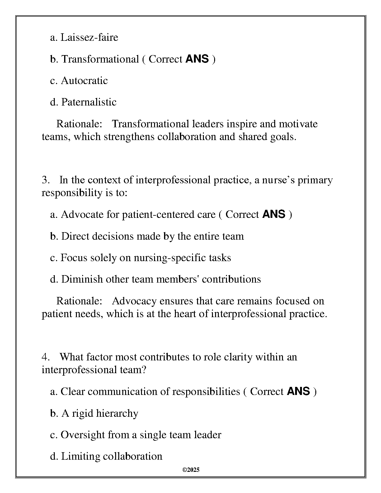 NURS 5202 Exam Prep: Advanced Nursing Roles Q&A Guide
