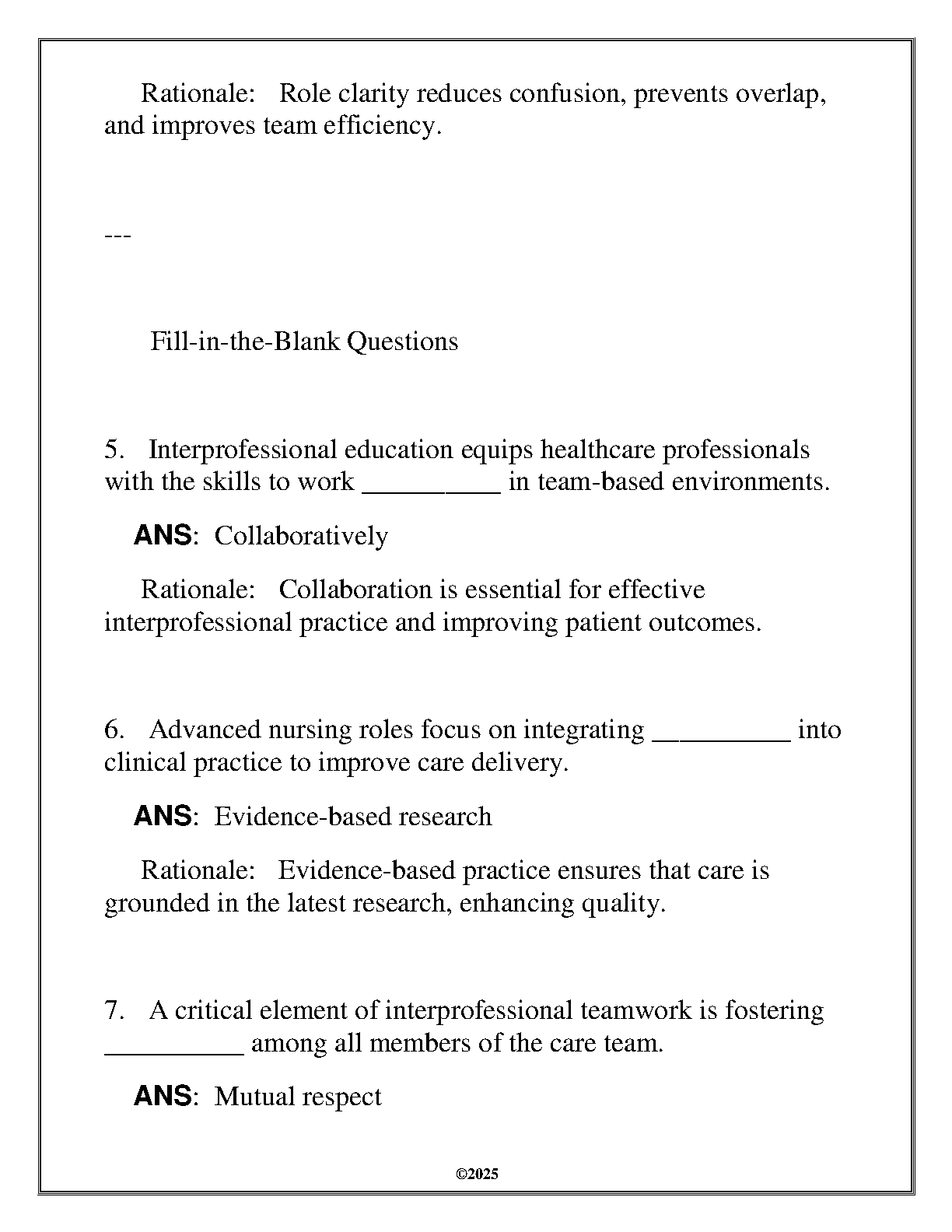 NURS 5202 Exam Prep: Advanced Nursing Roles Q&A Guide IMG-3