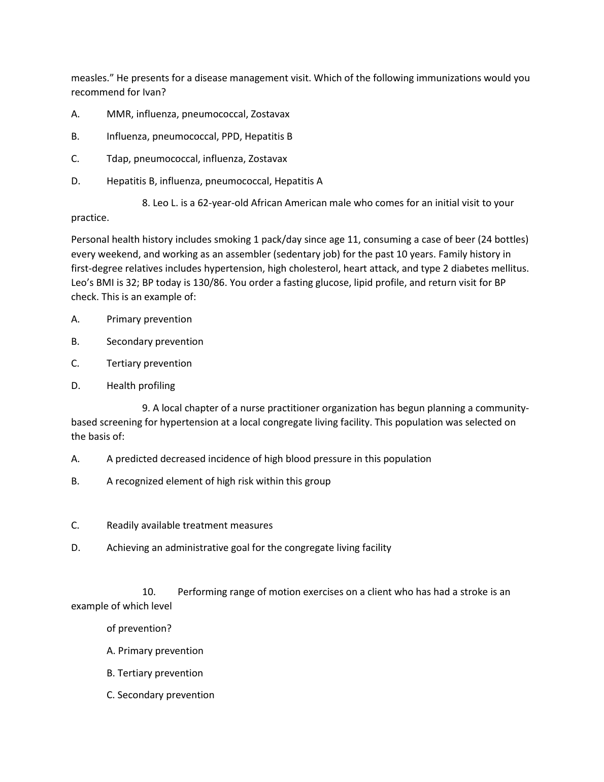 NR 601 Gerontological Nursing Chapter 1 Test Bank IMG-3