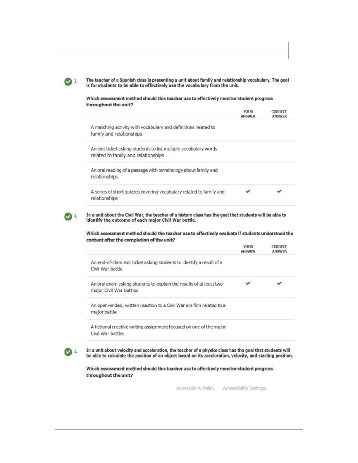 WGU D659 Pre-Assessment Q&A 2026 | Assesing & Monitoring Student Learning