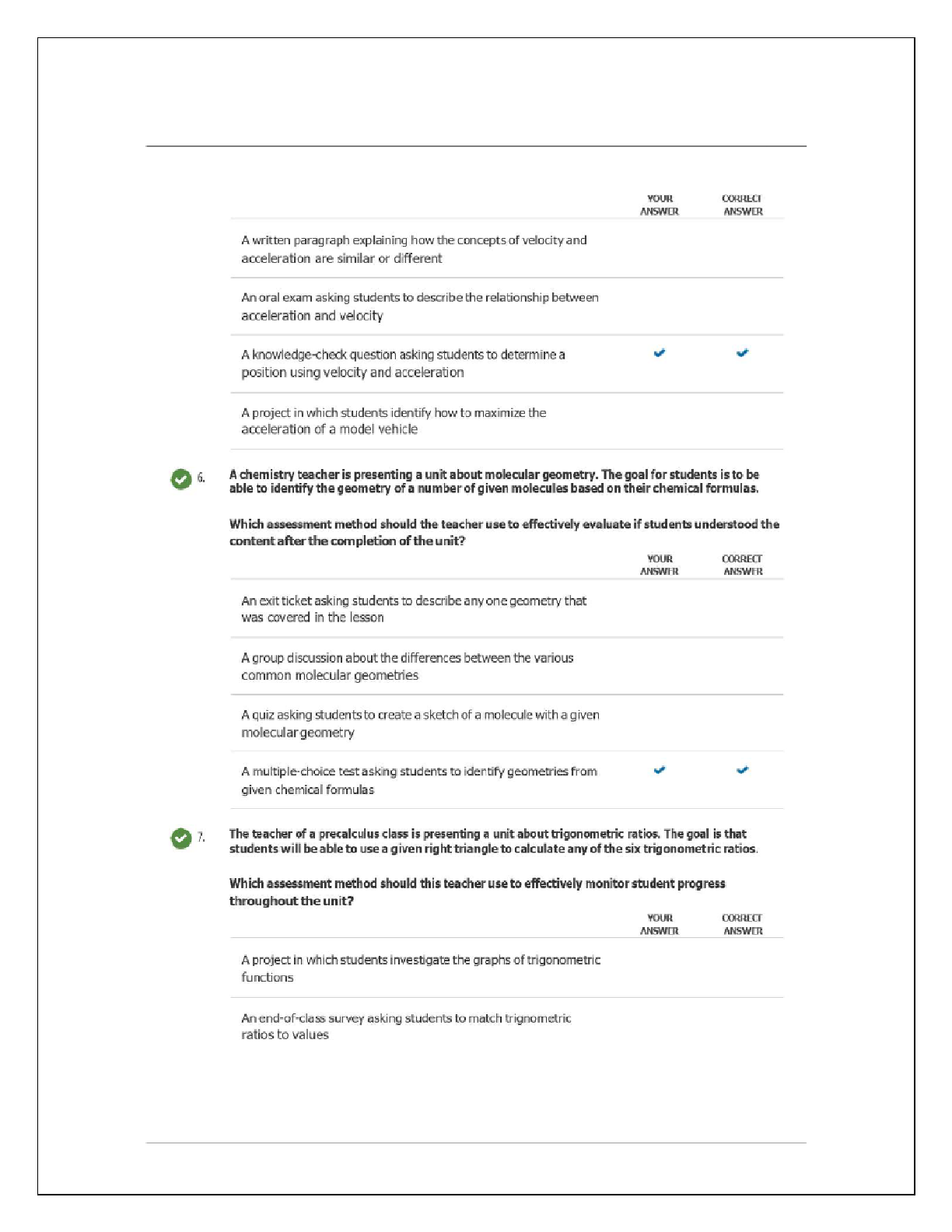 WGU D659 Pre-Assessment Q&A 2026 | Assesing & Monitoring Student Learning IMG-3