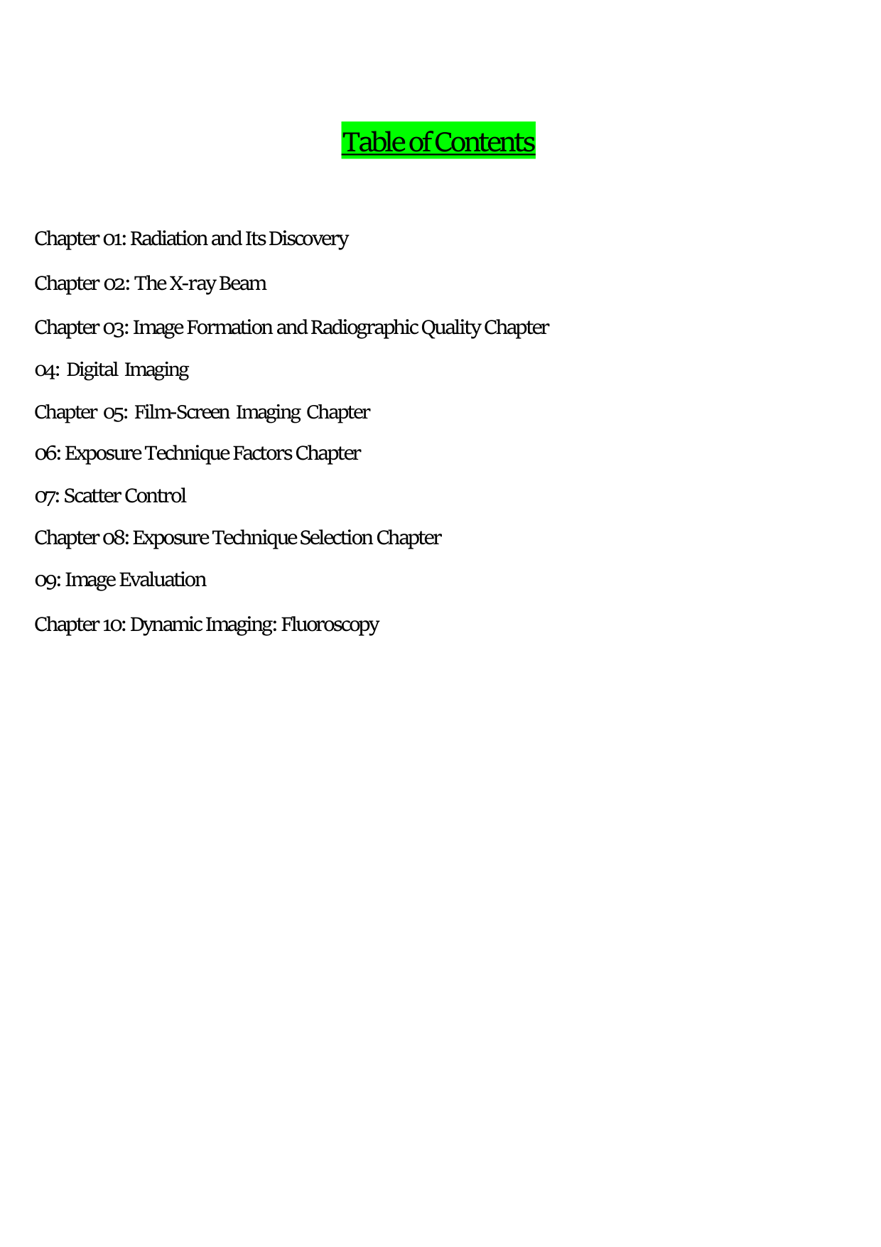 Fauber's Radiographic Imaging and Exposure, 7th Edition