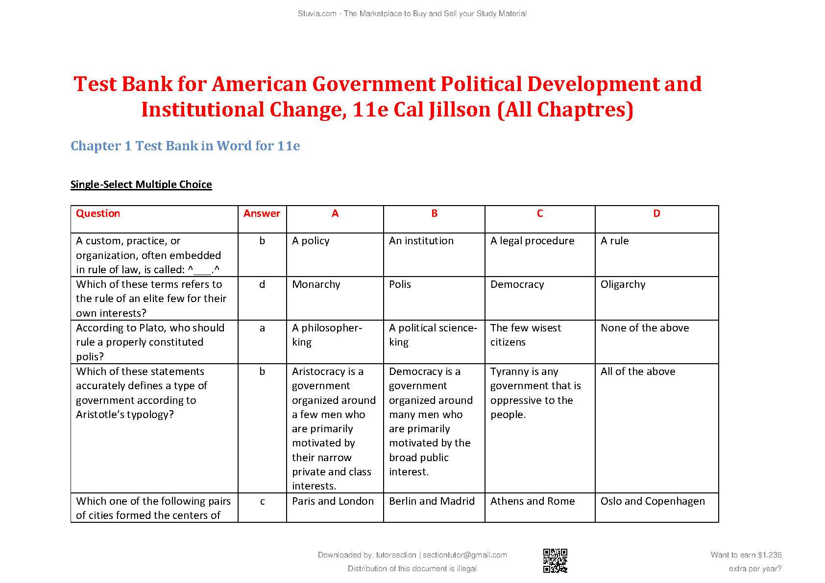American Government, 11th Edition