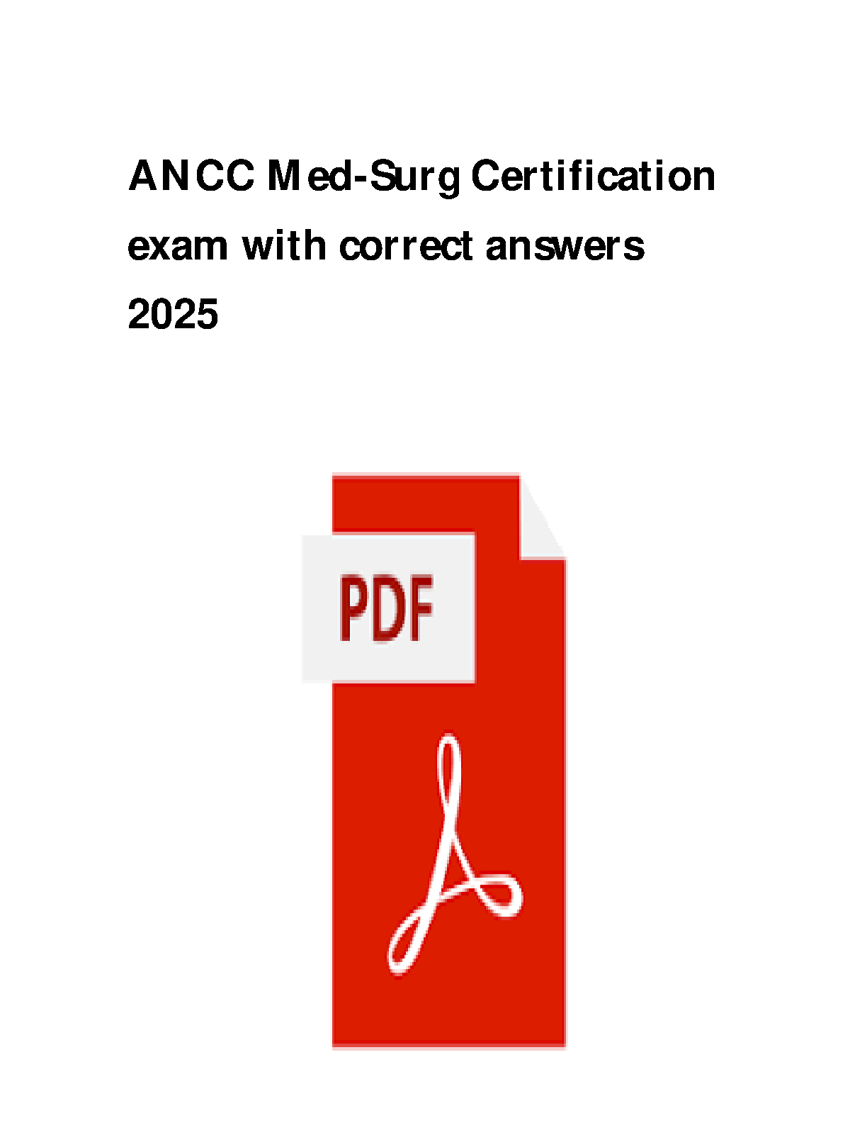 ANCC Med-Surg Exam Prep Study Guide 2026 IMG-1