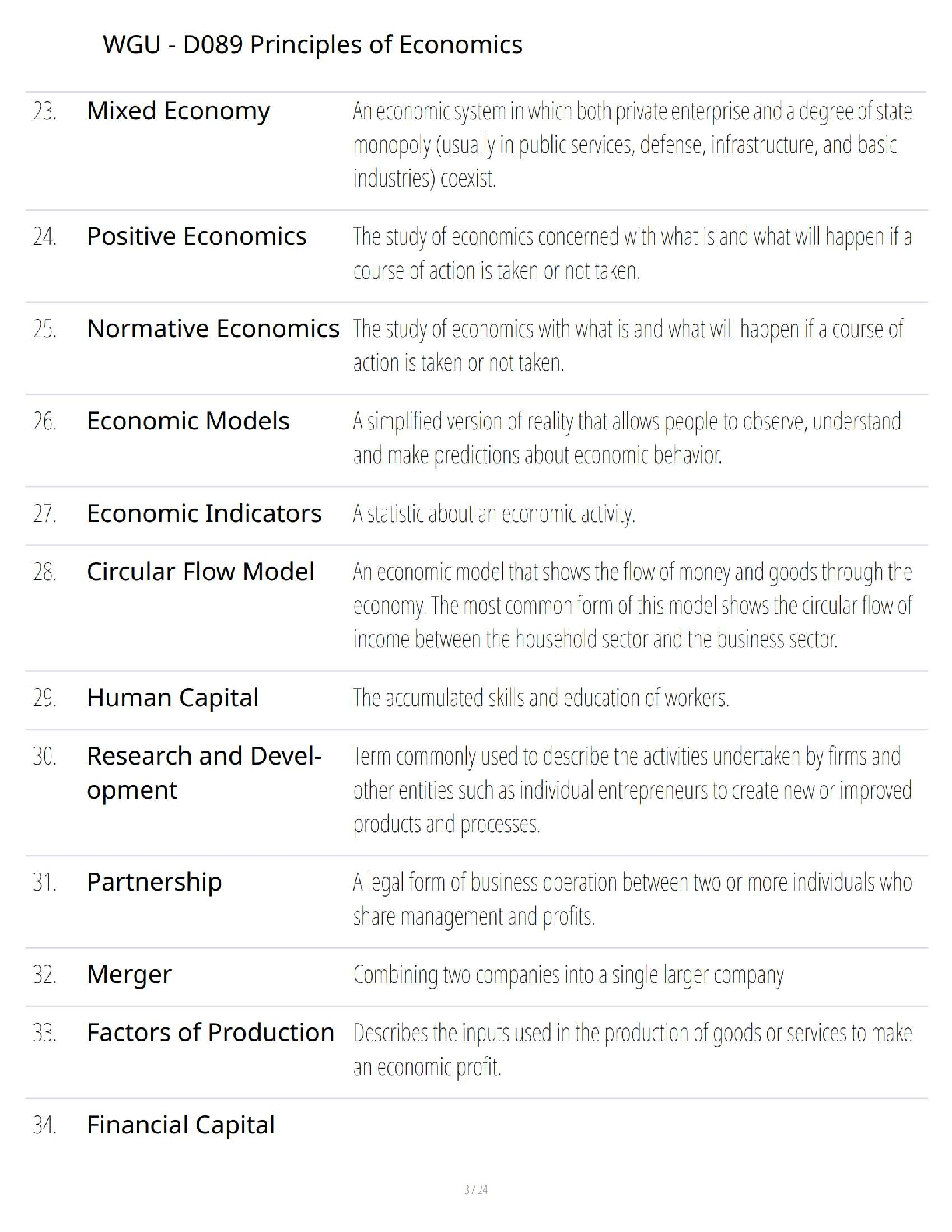 WGU D089 Economics Study Guide: Verified Q&A & Answers IMG-3