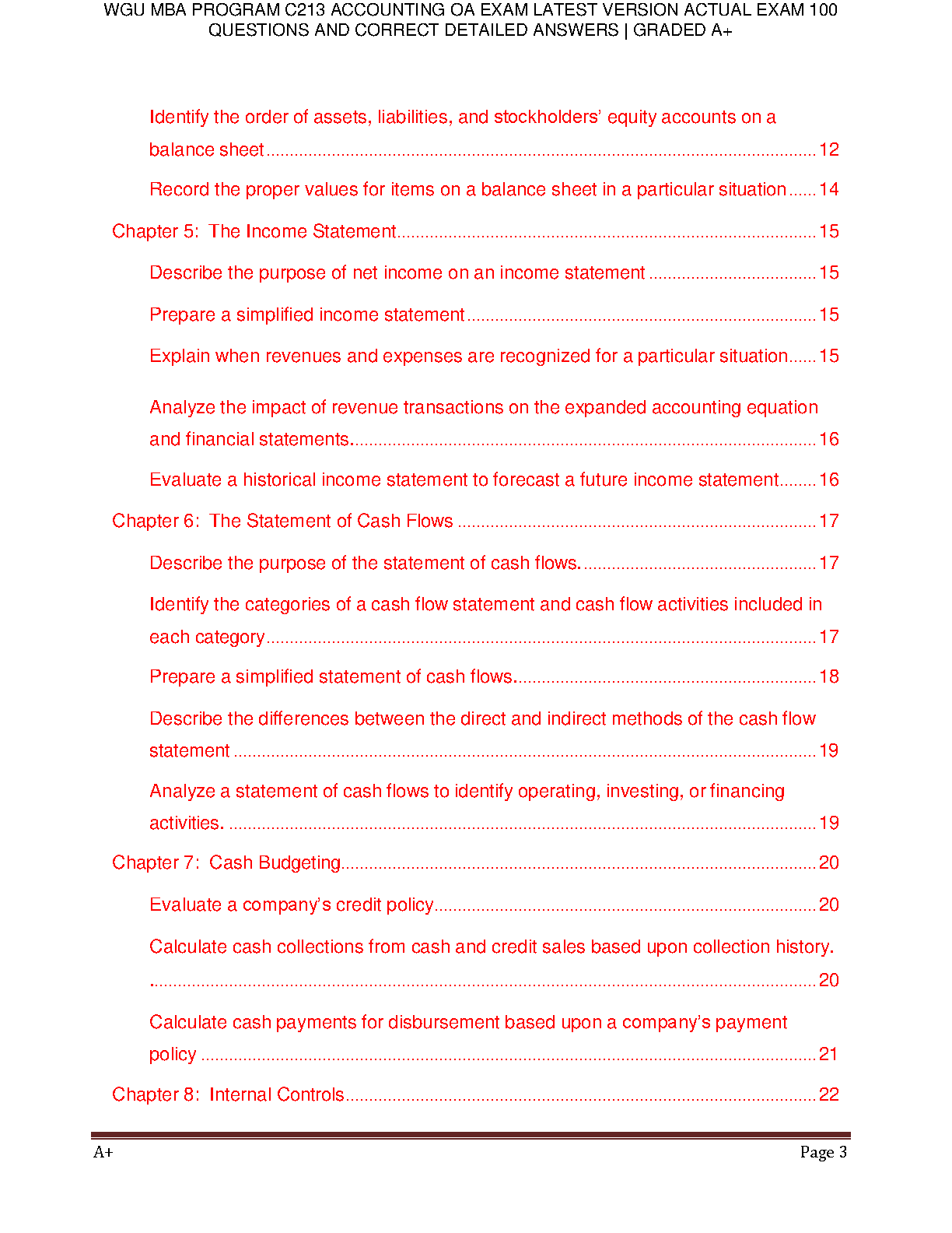 WGU C213 Accounting OA Exam Guide | 100 Q&A IMG-3