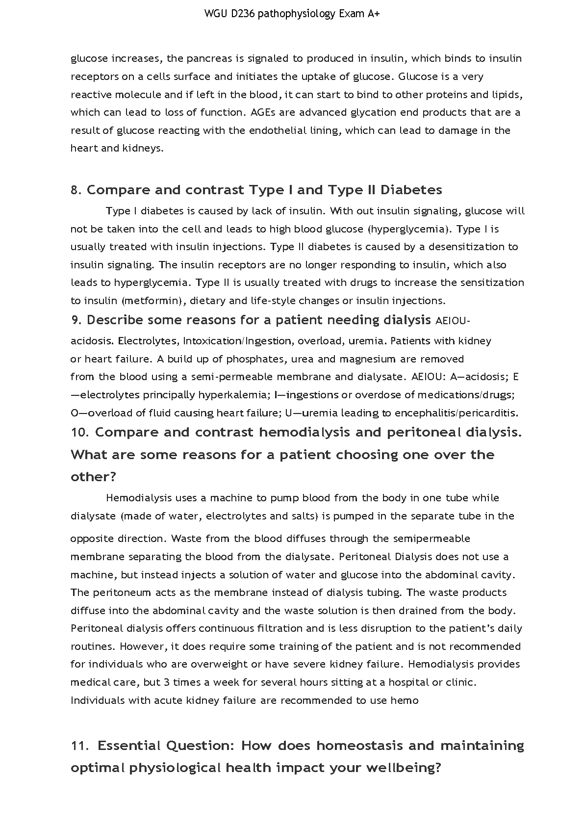 WGU D236 Pathophysiology Study Guide Verified Answers IMG-3