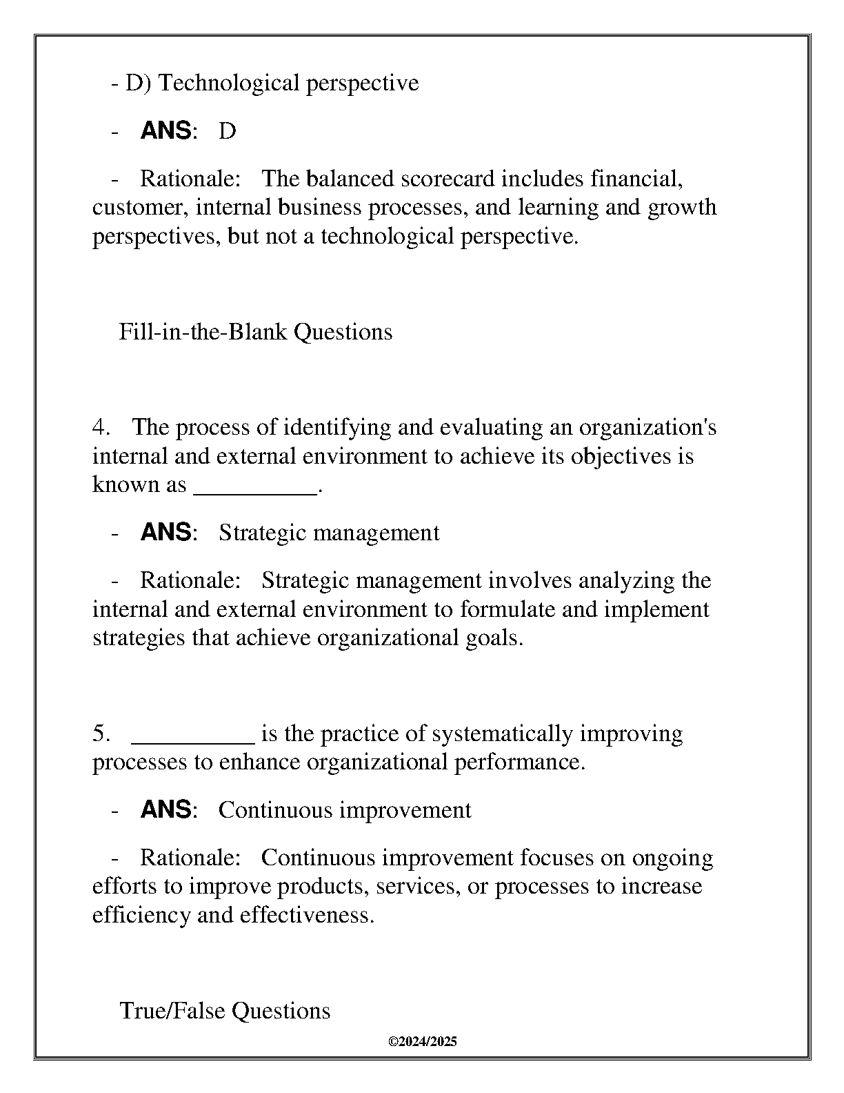 WGU C483 Principles of Management Final Q&A 2025 IMG-3