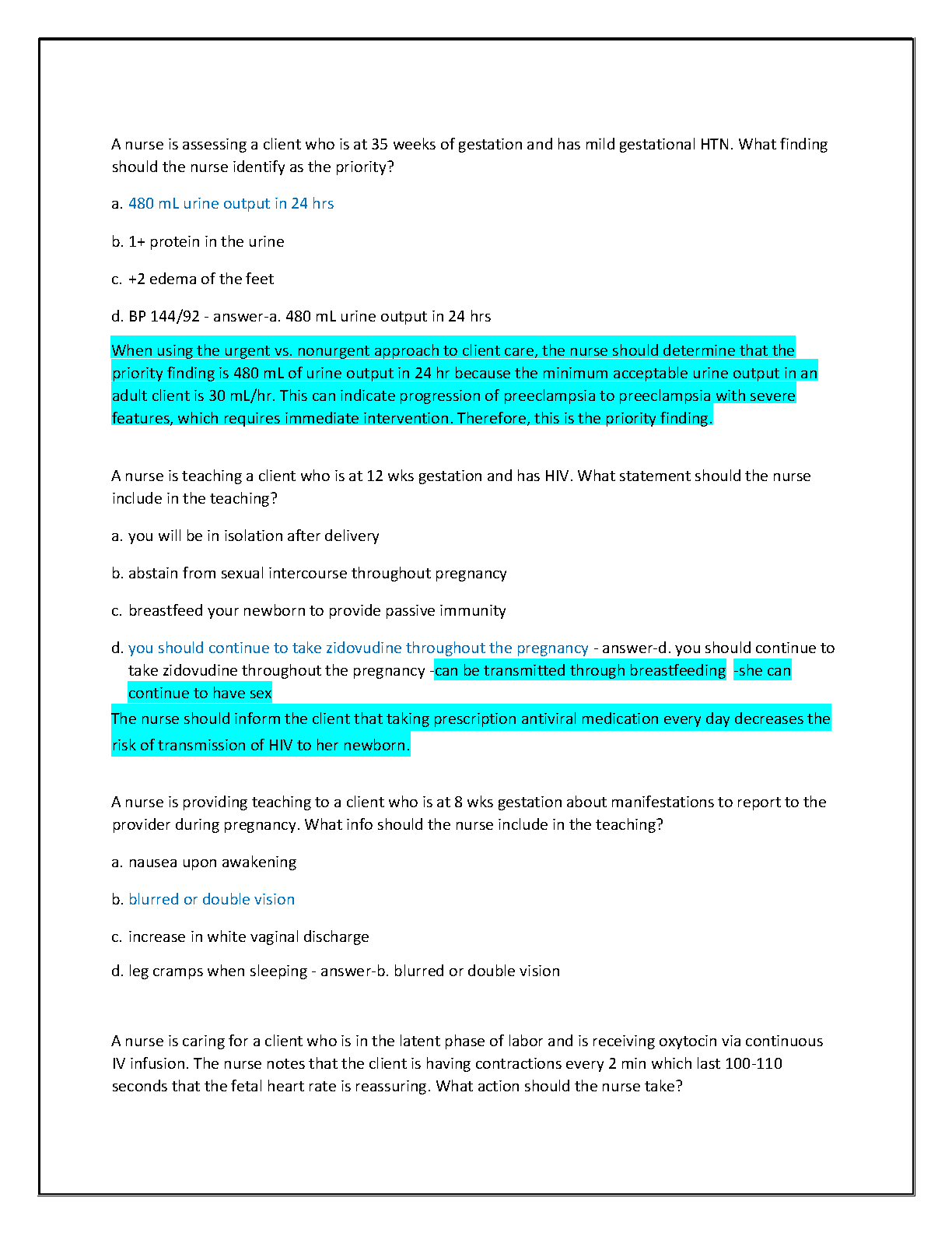 ATI RN Maternal Newborn NGN Exam Prep 2026/27 Study Guide IMG-3