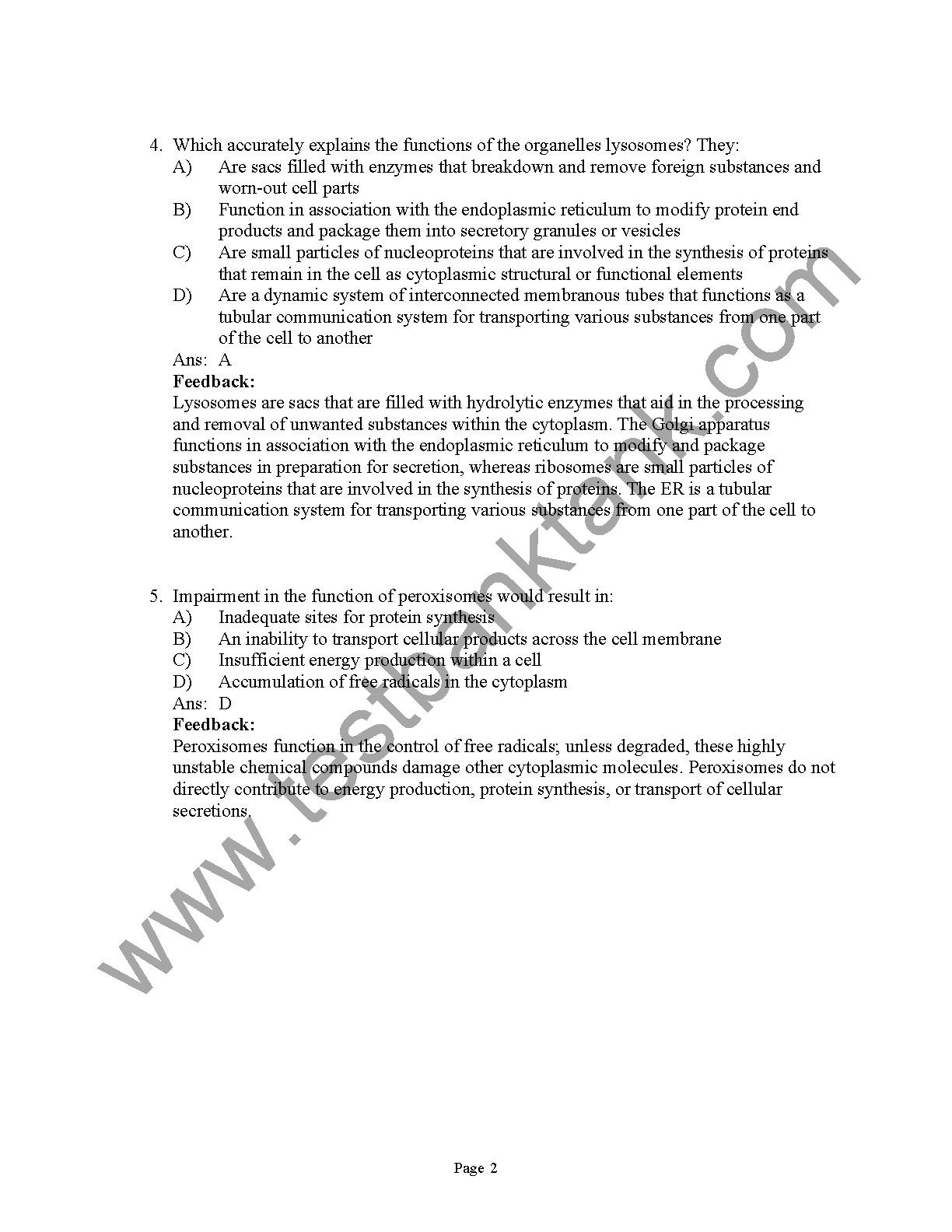 Porths Pathophysiology 5e Test Bank 2026/27 Study Resource IMG-3