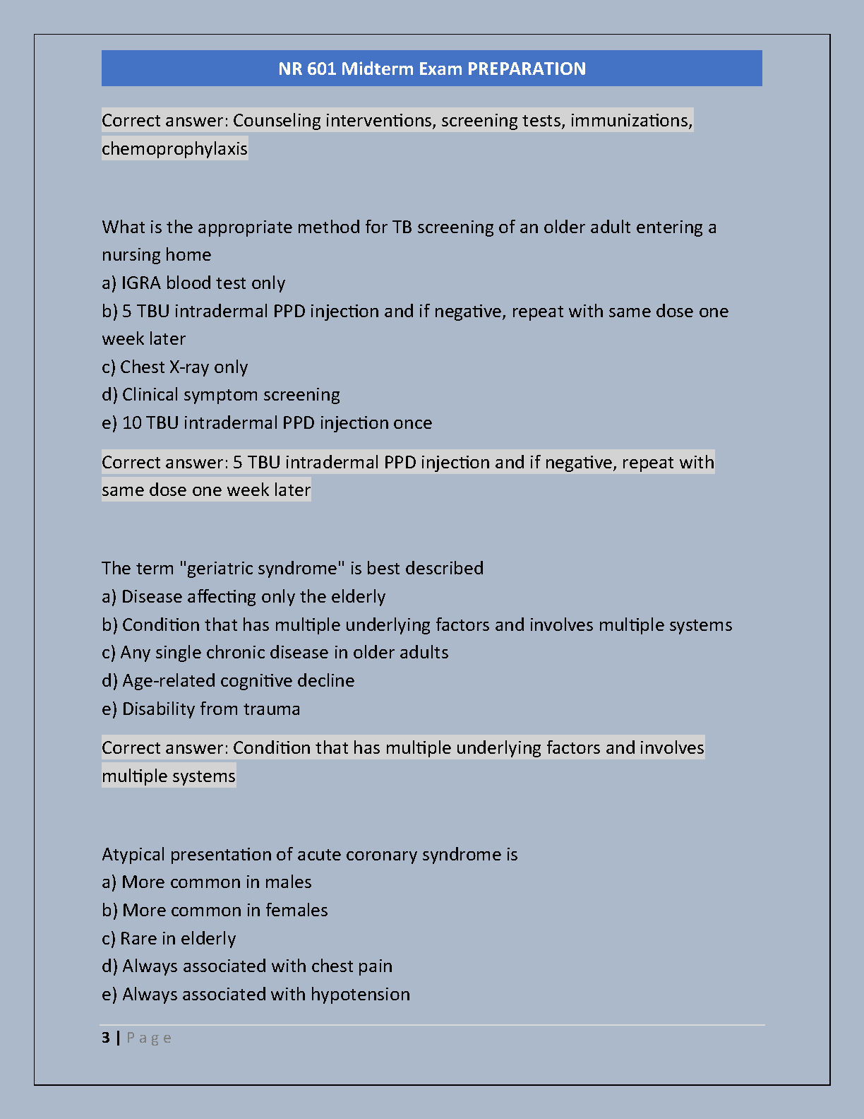NR 601 Midterm Exam Test Bank 2026 | Nursing Study Guide IMG-3