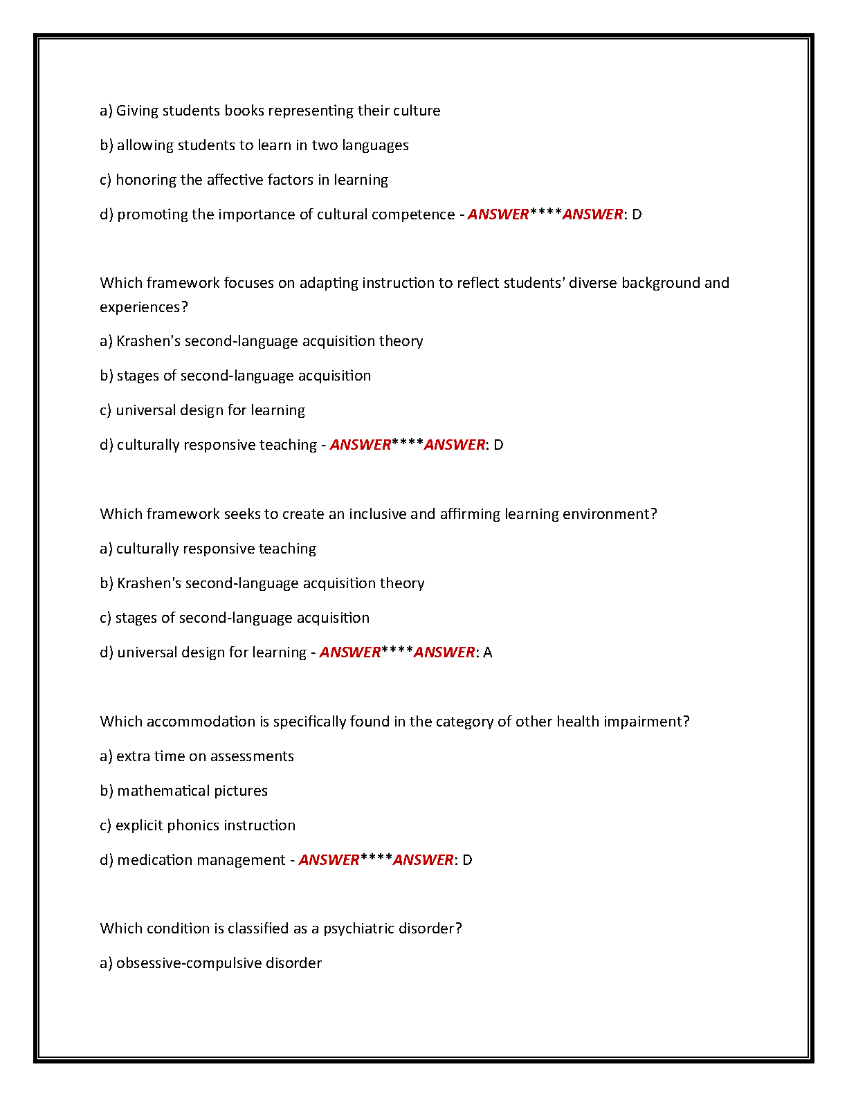 WGU D662 Exam Prep: 180 A+ Grade Answers & Study Notes
