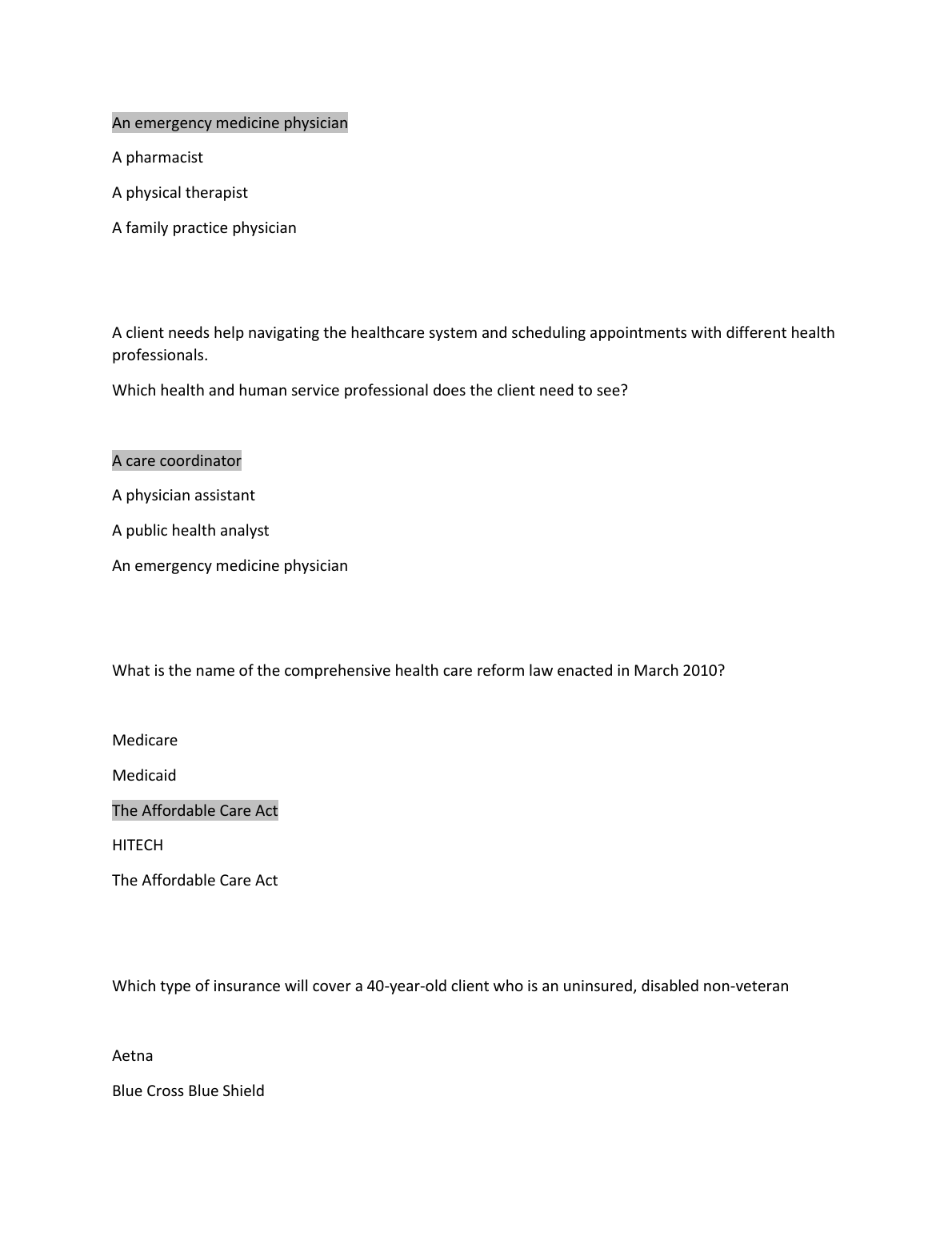 WGU D391 Healthcare Ecosystems Pre-Assessment Q&A 2025 IMG-1