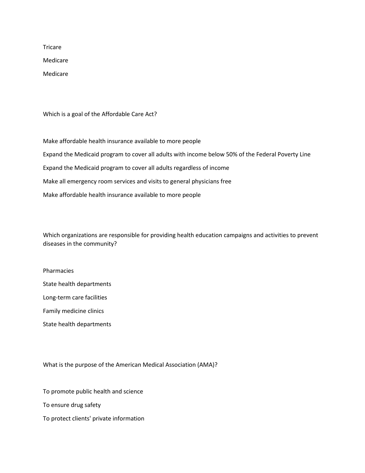 WGU D391 Healthcare Ecosystems Pre-Assessment Q&A 2025