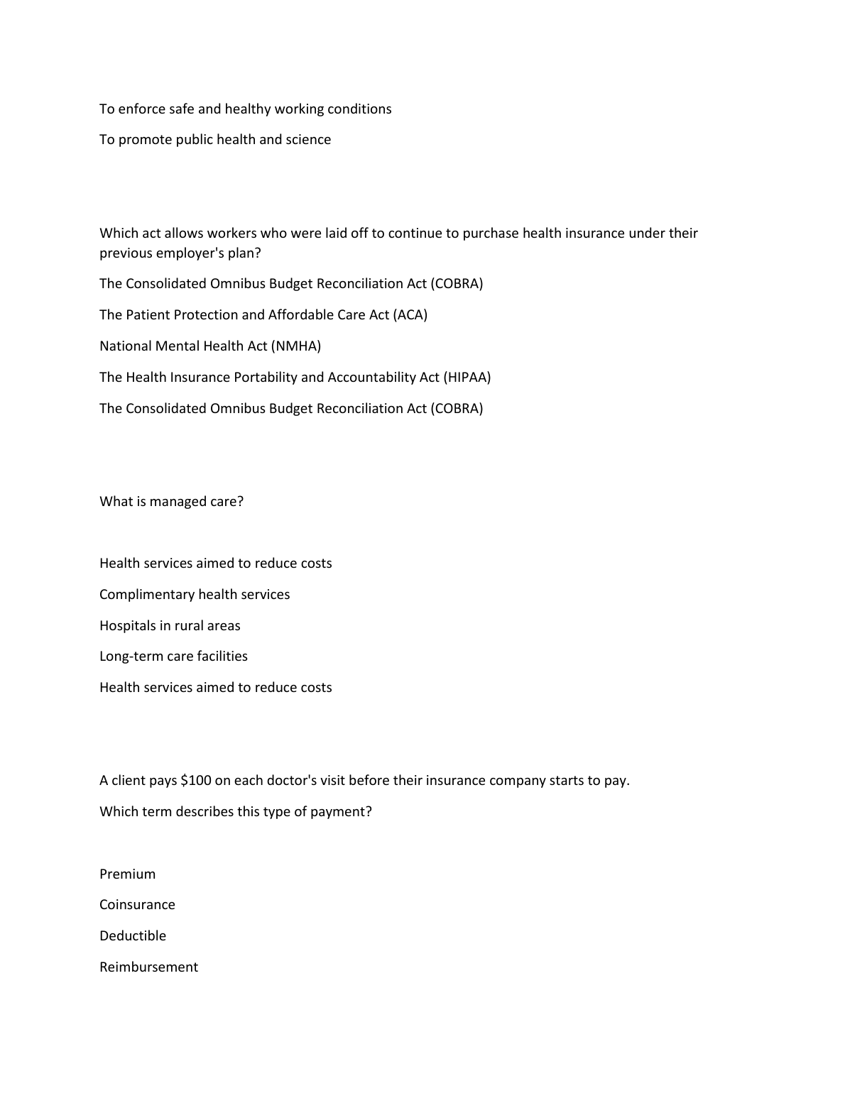 WGU D391 Healthcare Ecosystems Pre-Assessment Q&A 2025 IMG-3
