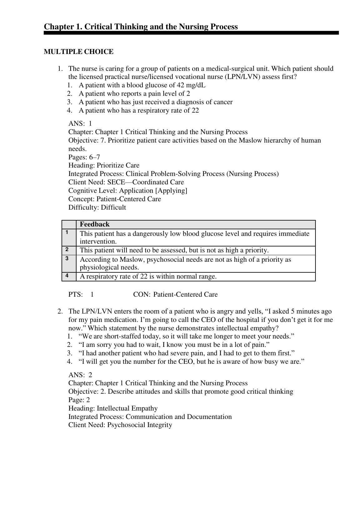 Understanding Medical-Surgical Nursing 6th Edition TEST BANK IMG-1