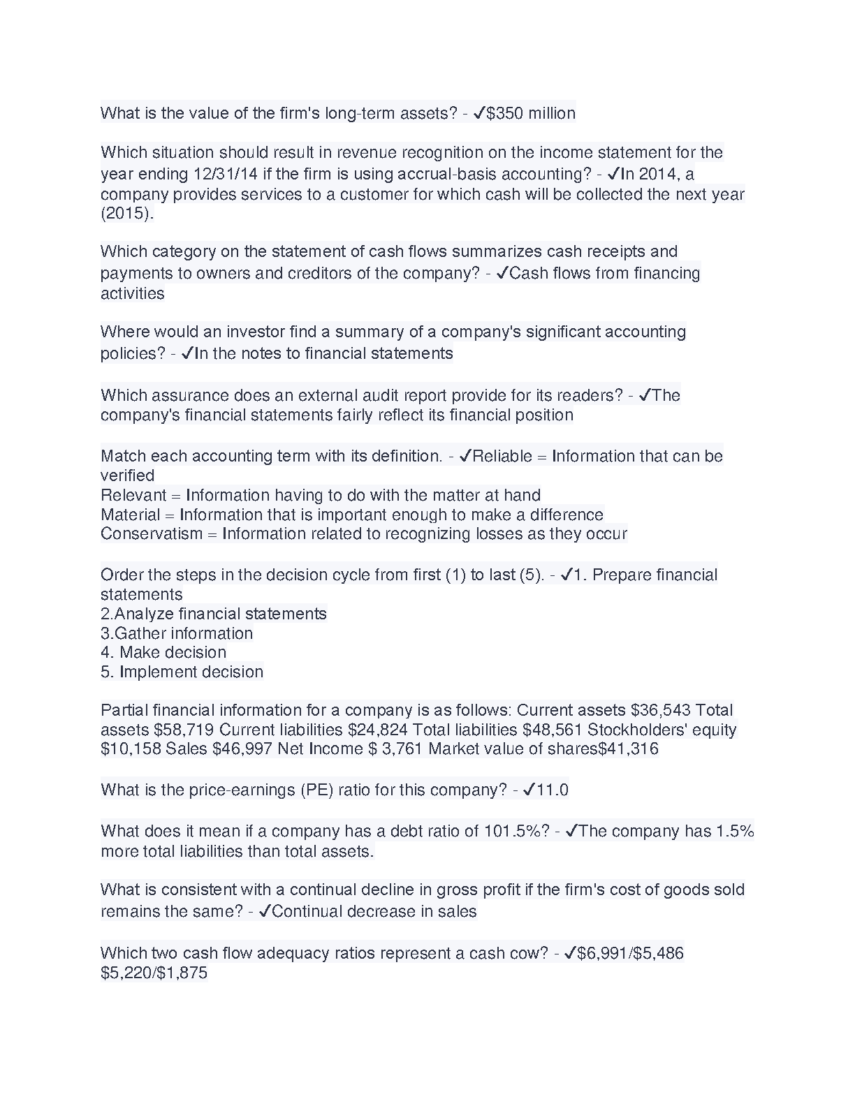 WGU C213 Accounting Question Bank 2026/27 IMG-3