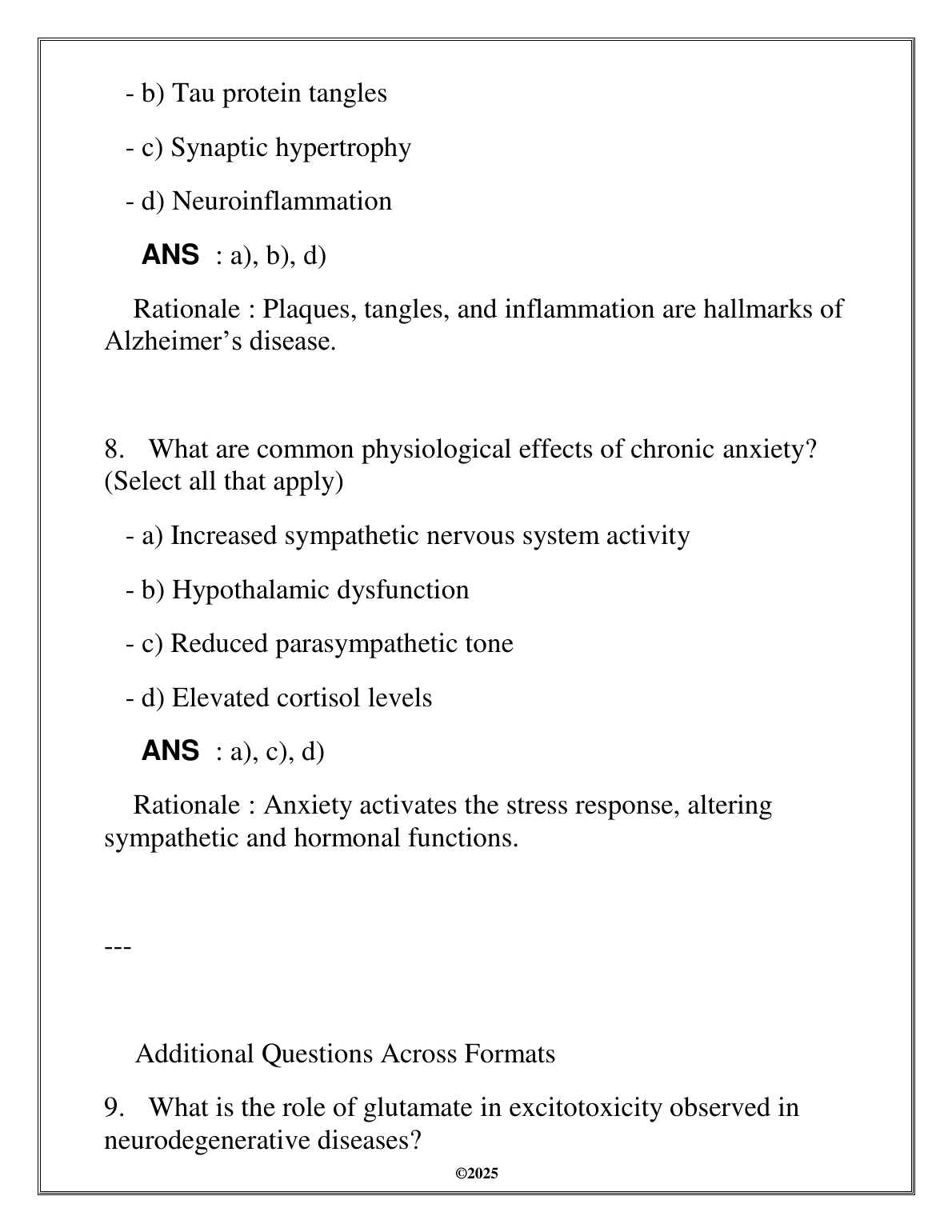 NURS 5800 Adv Patho PMHNP Midterm Q&A 2025 IMG-1