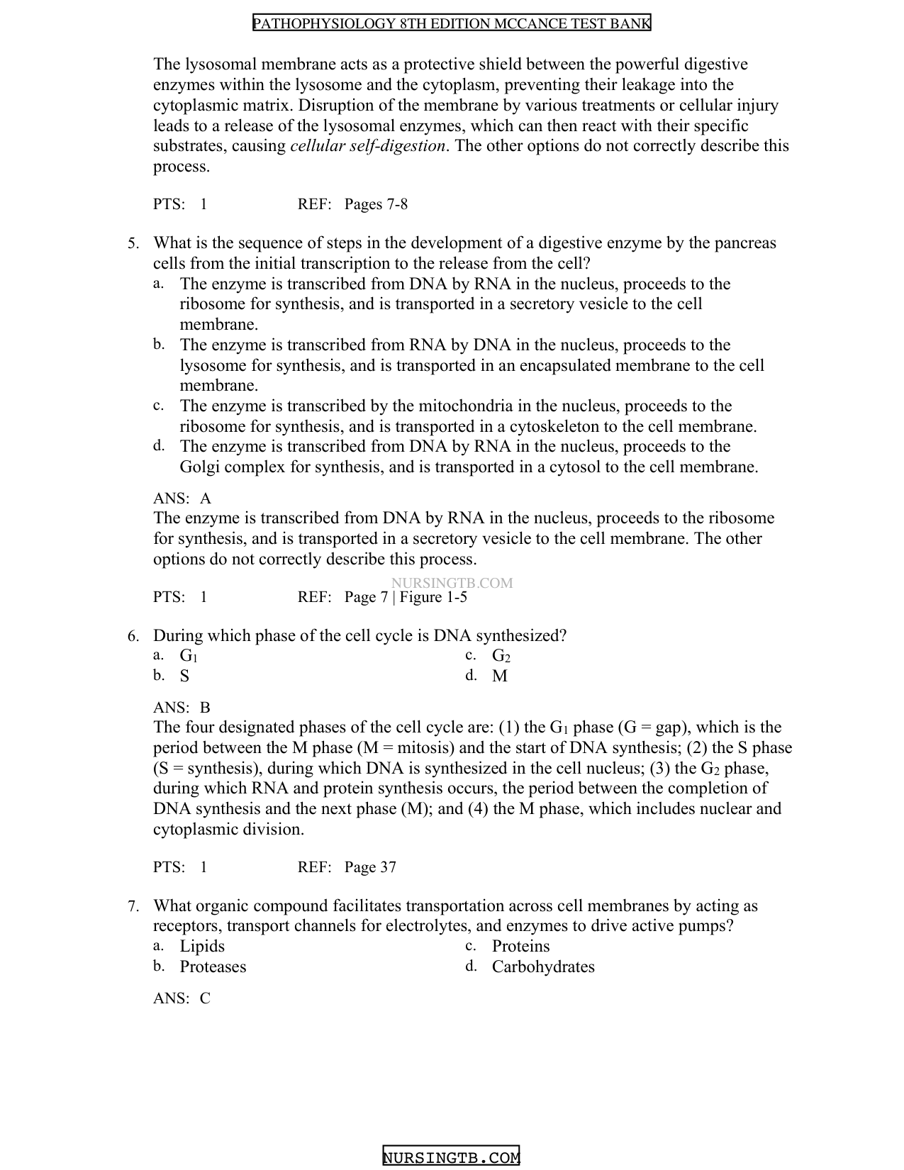 Pathophysiology 8th Edition TEST BANK IMG-3