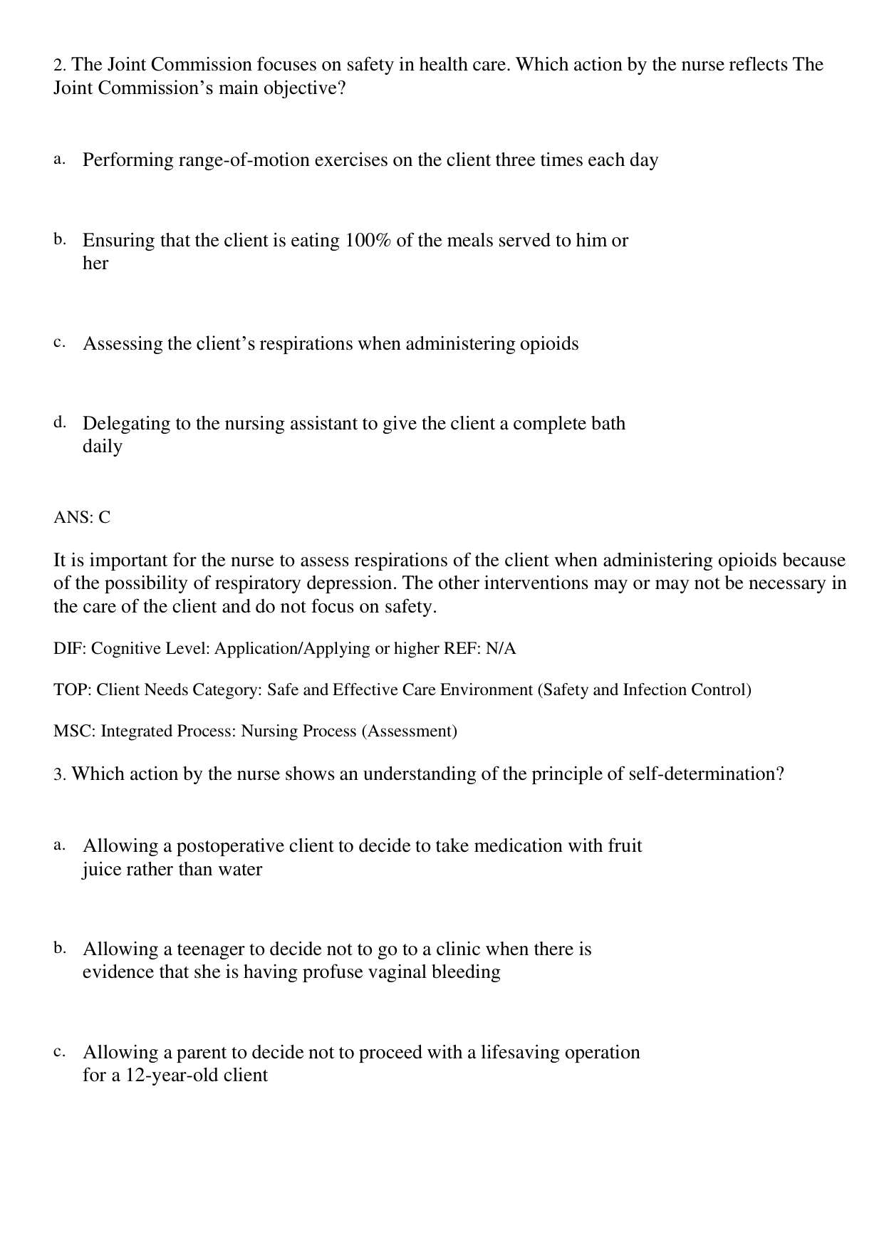 MEDICAL SURGICAL NURSING 7TH  EDITION TEST BANK IMG-3