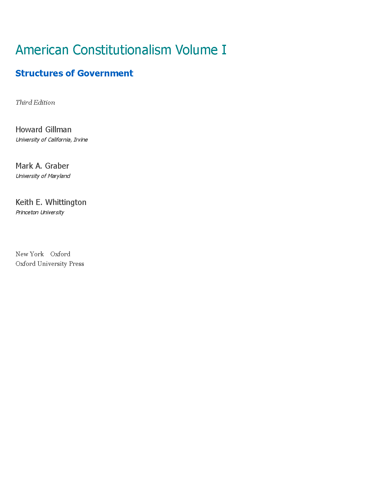 American Constitutionalism Vol 1 Govt Test Bank 3rd Ed IMG-3