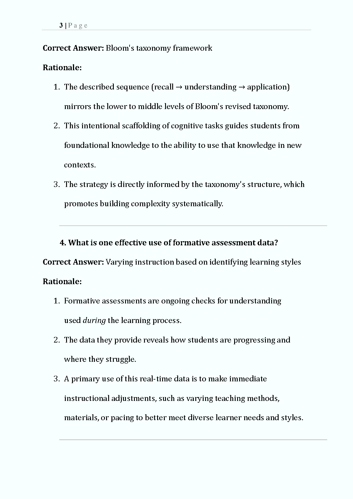 WGU D658 Test Bank: Assessment Strategies & Differentiation 2025 IMG-3