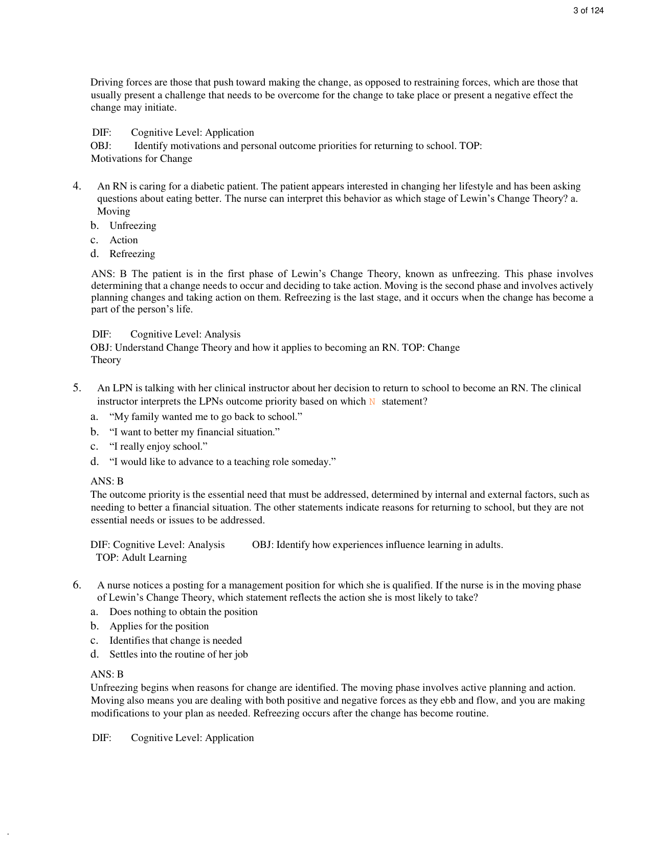 LPN To RN Transitions, 7th Edition Test Bank IMG-3