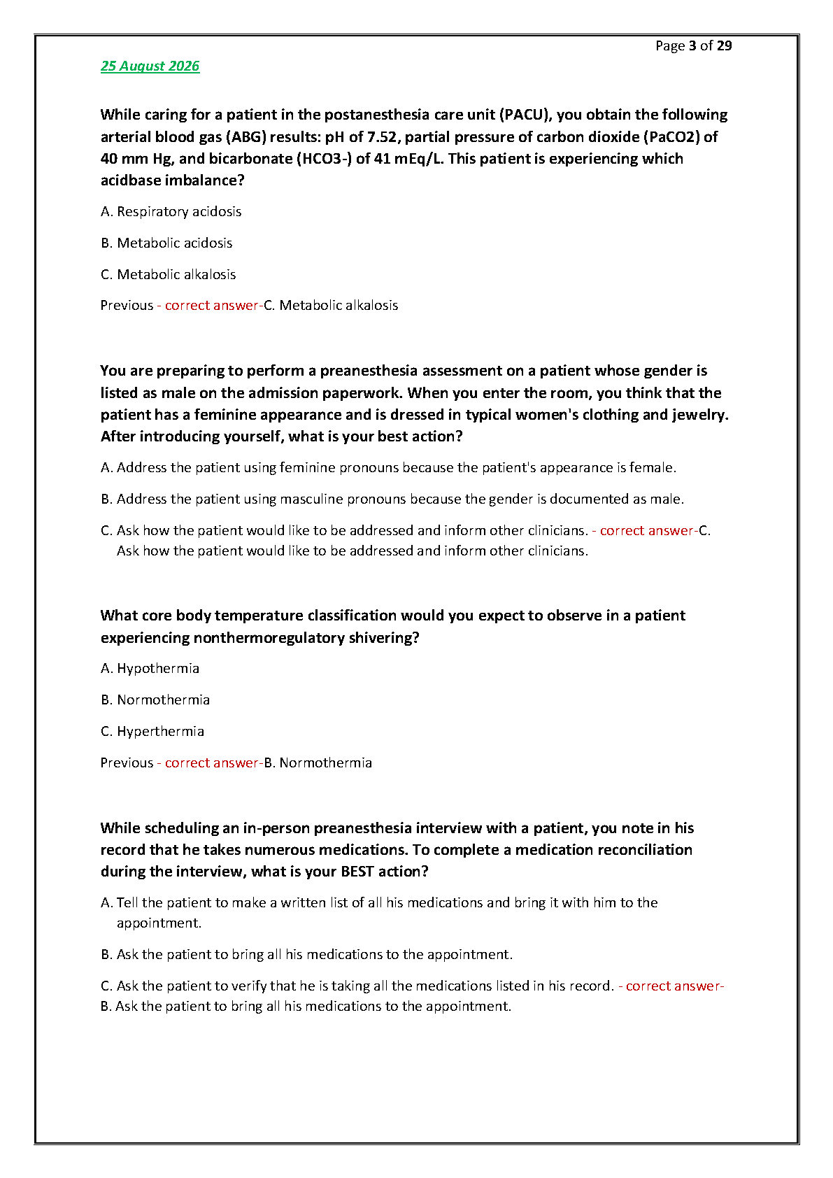 PACU Test Bank 2026 150 Verified Qs and Answers IMG-3