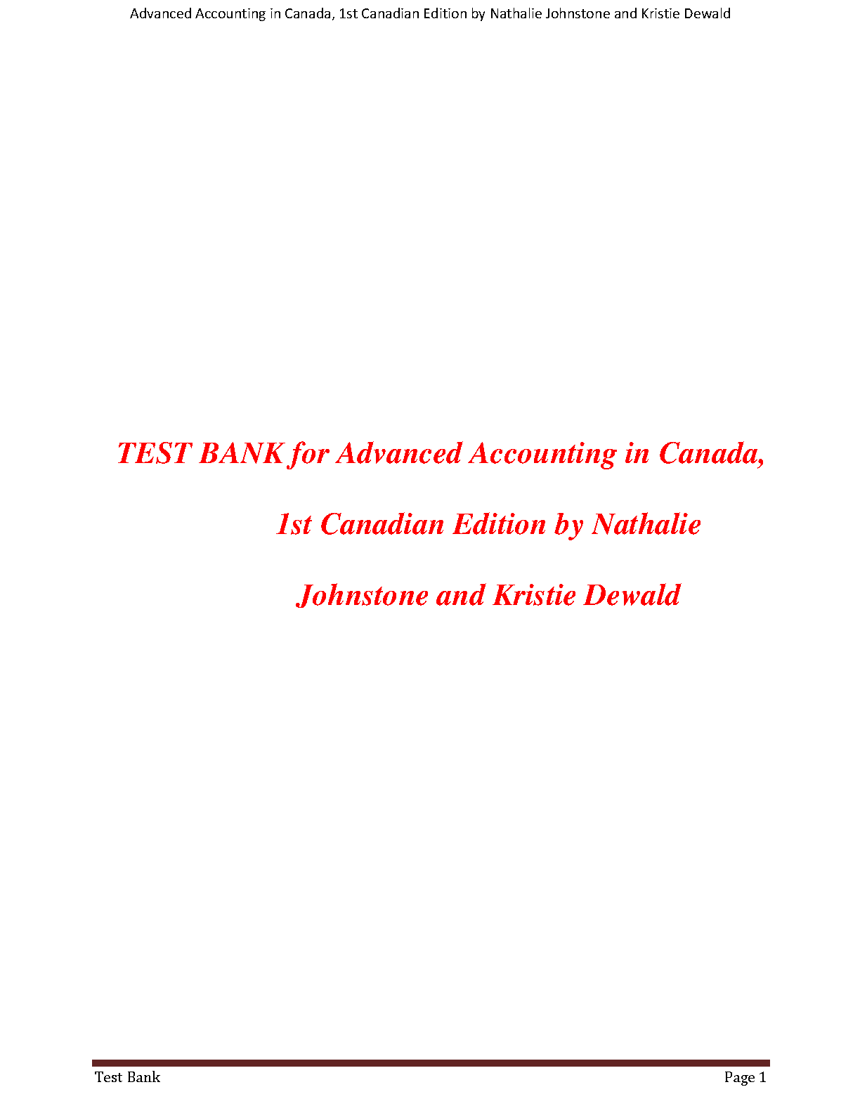 Advanced Accounting in Canada, 1st Canadian Edition IMG-1