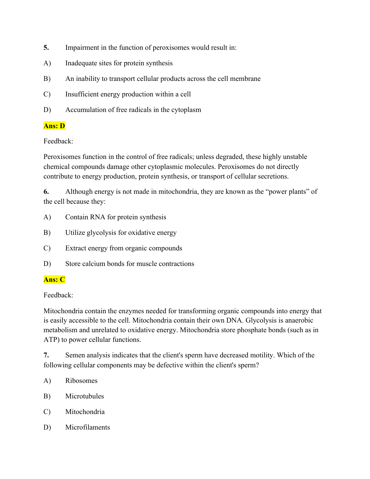 Porth's Pathophysiology 5e Test Bank 2026-27 IMG-1