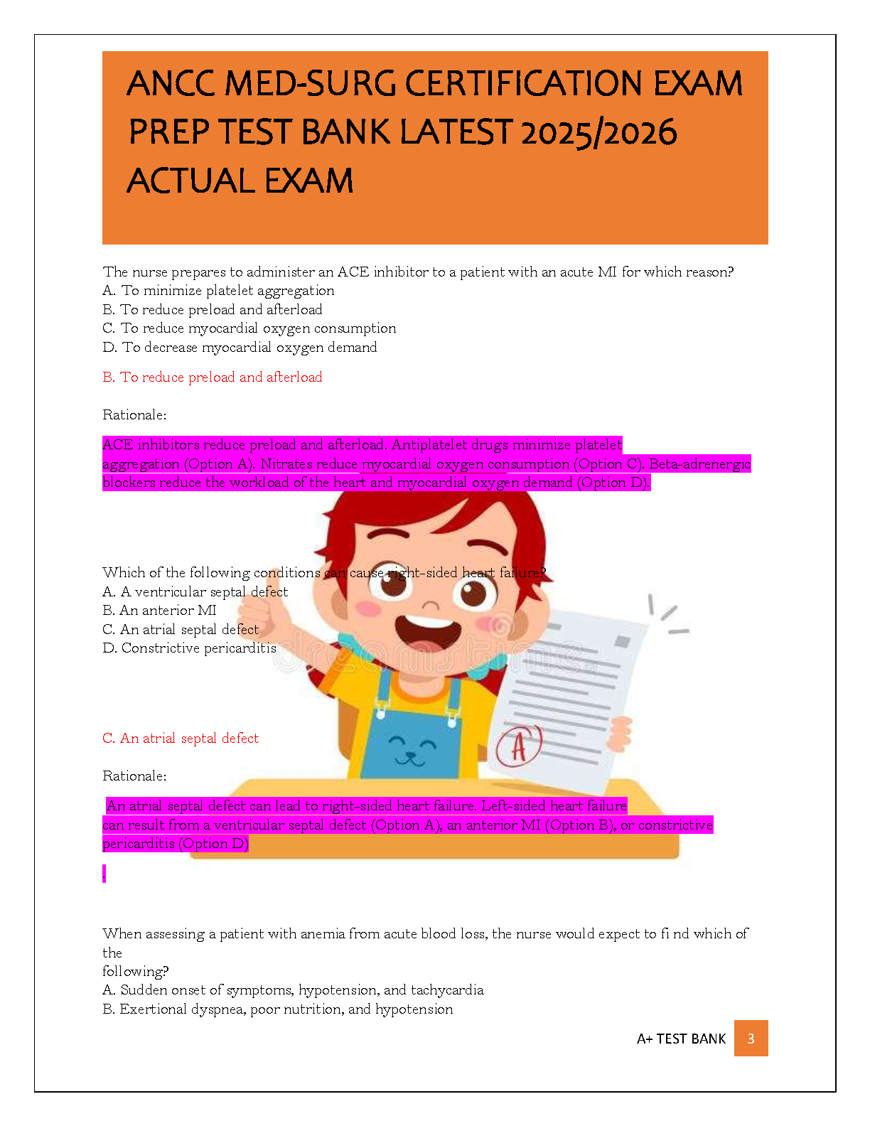 ANCC Med-Surg Certification Test Bank 2025/2026 4th Ed IMG-3
