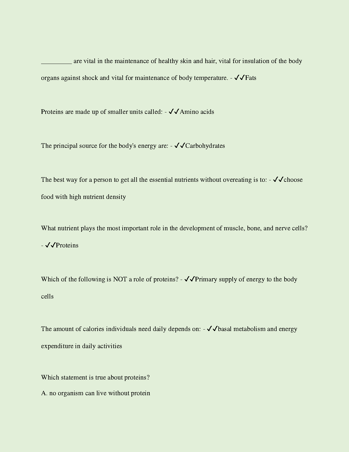 WGU C458 Health Fitness Wellness Exam Prep Guide