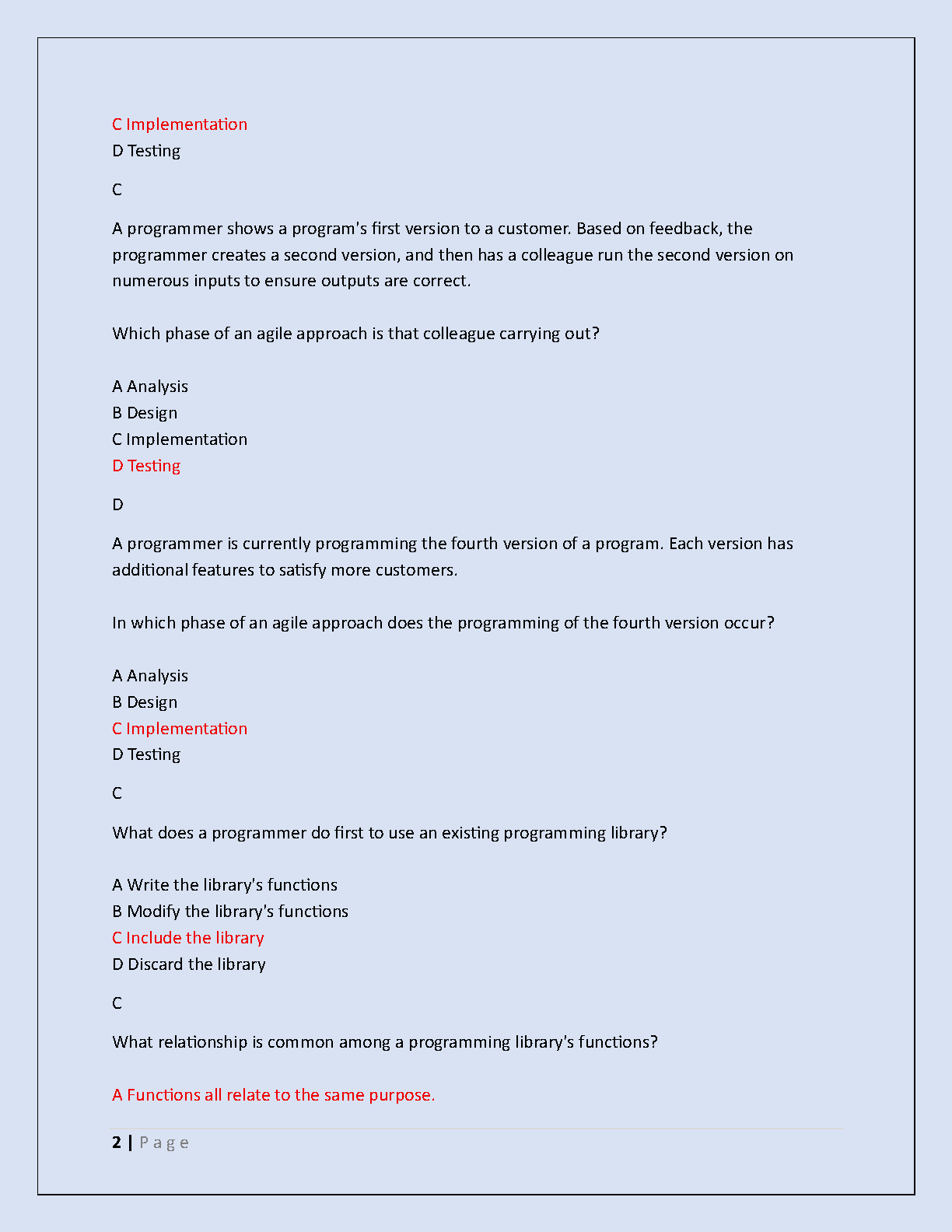 WGU D278 Scripting Foundation Test Bank 2025 Answers