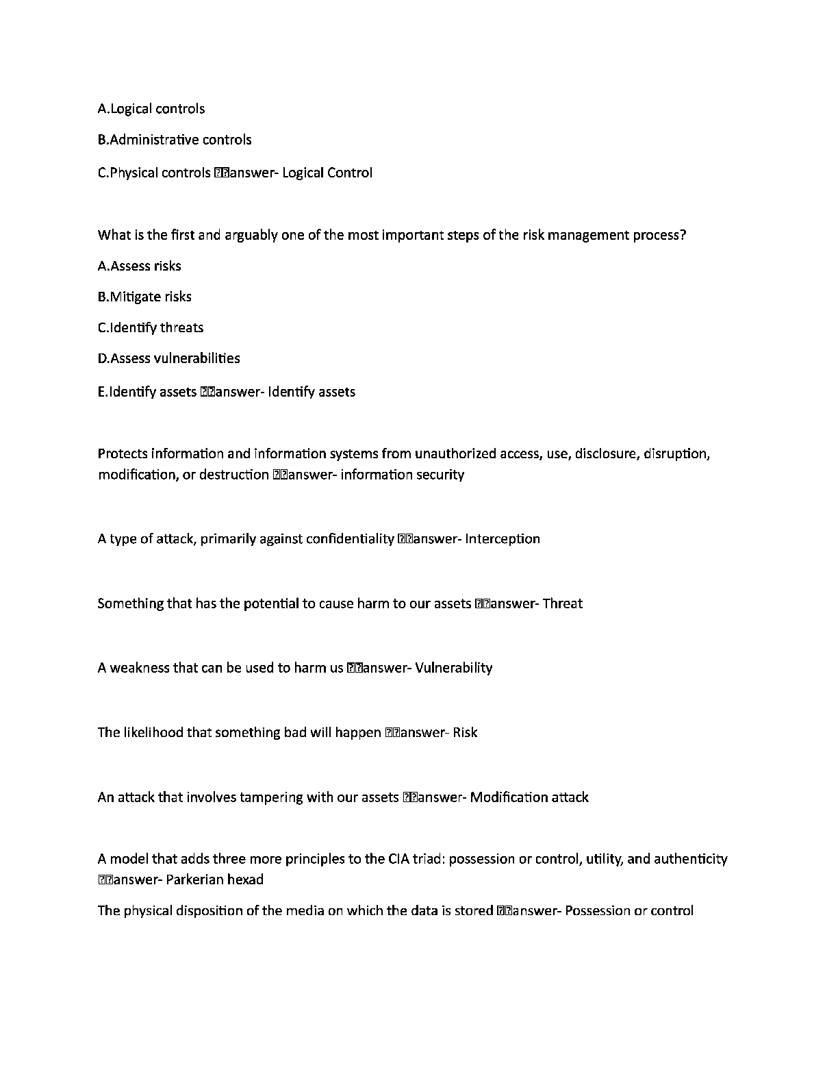WGU D430 Info Security Exam Q&A Test Bank 2024
