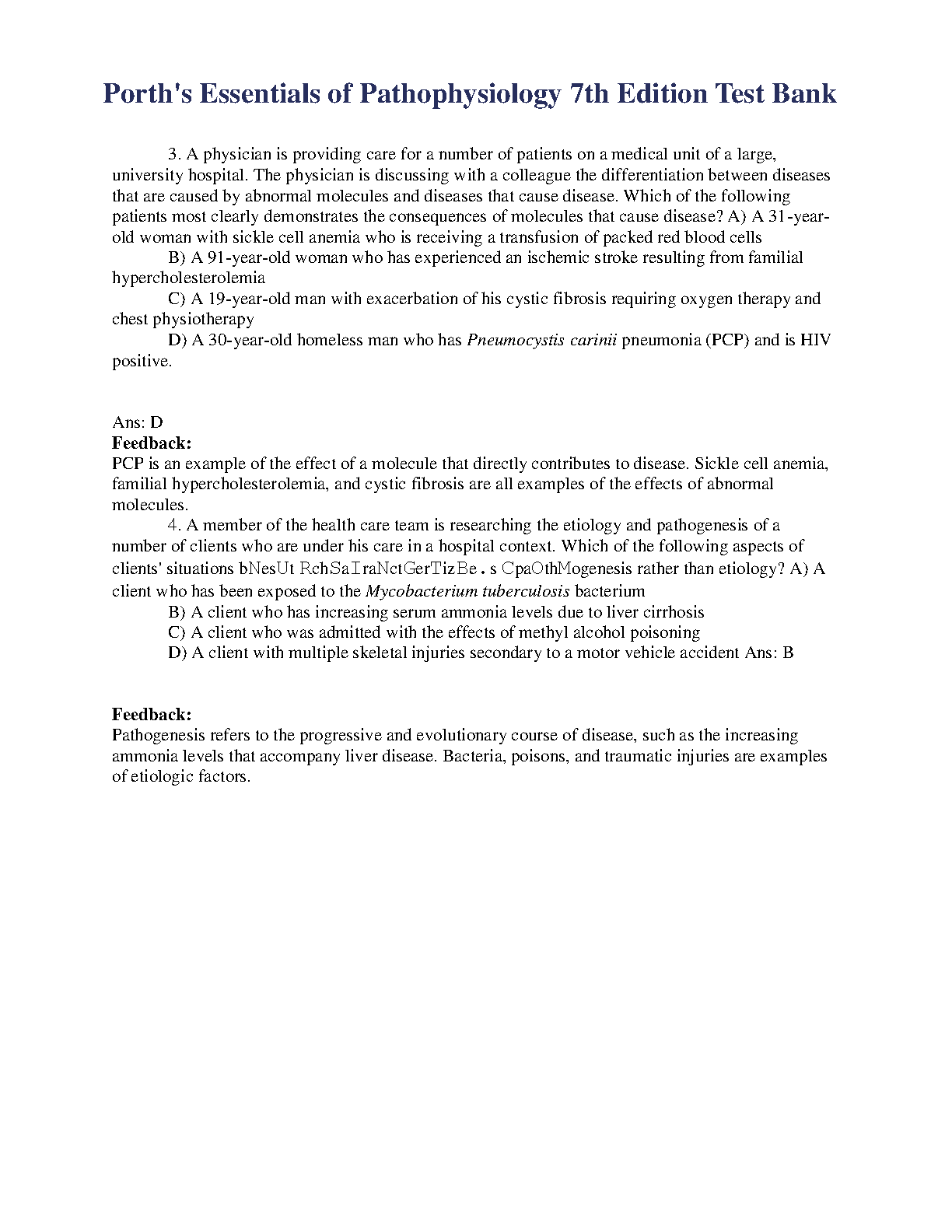 Pathophysiology Test Bank Porth 5th Ed 2026/27 IMG-3