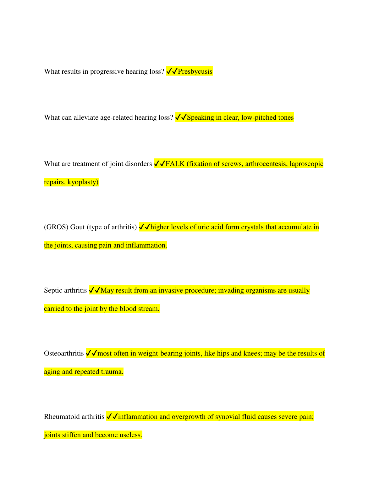 WGU D236 Pathophysiology Questions and Answers 2023/2024 IMG-1