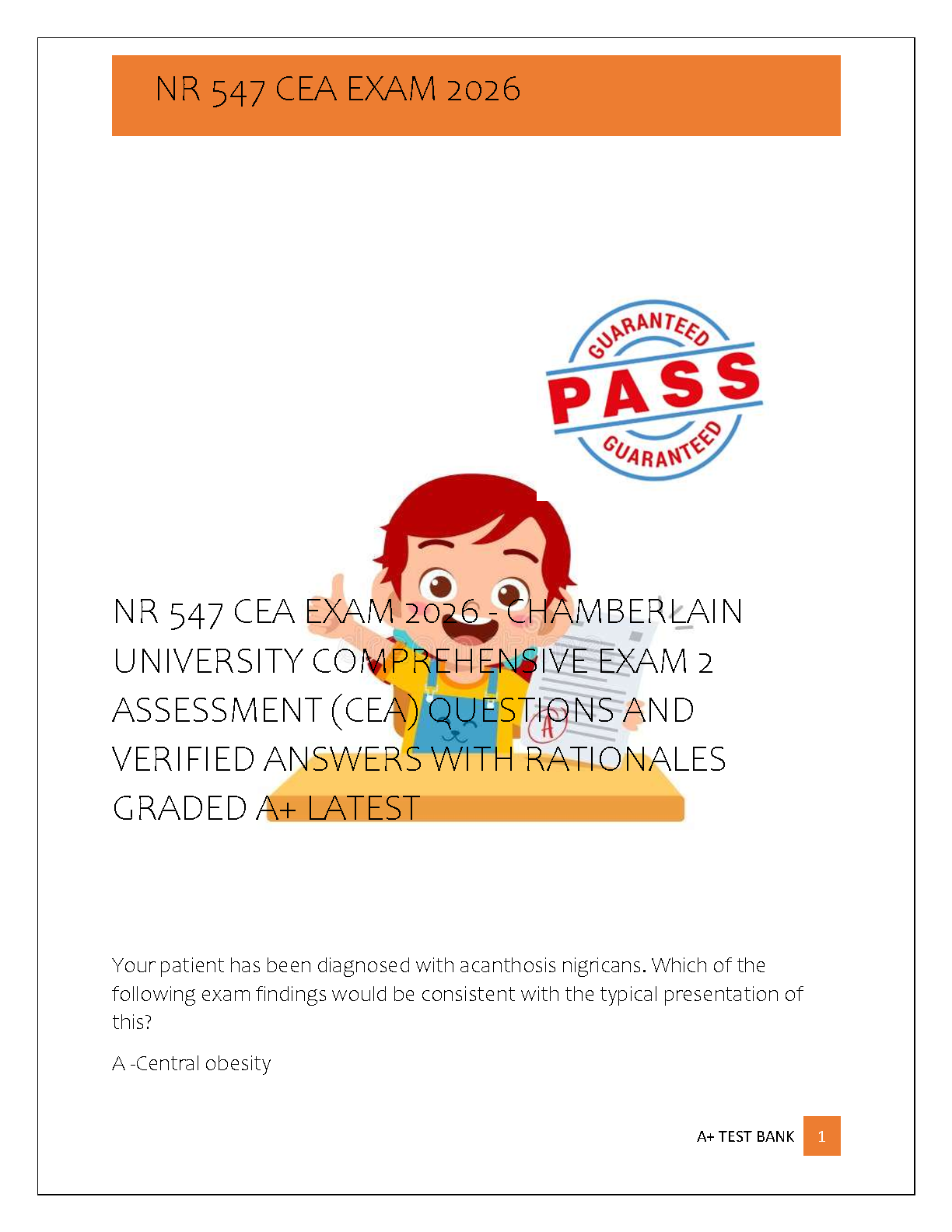 FNP Board Exam Practice Questions 2026/2027 IMG-1