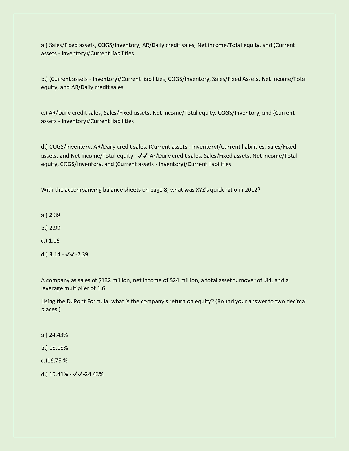 WGU C701 Principles of Finance Exam Prep Guide with Model Answers IMG-3