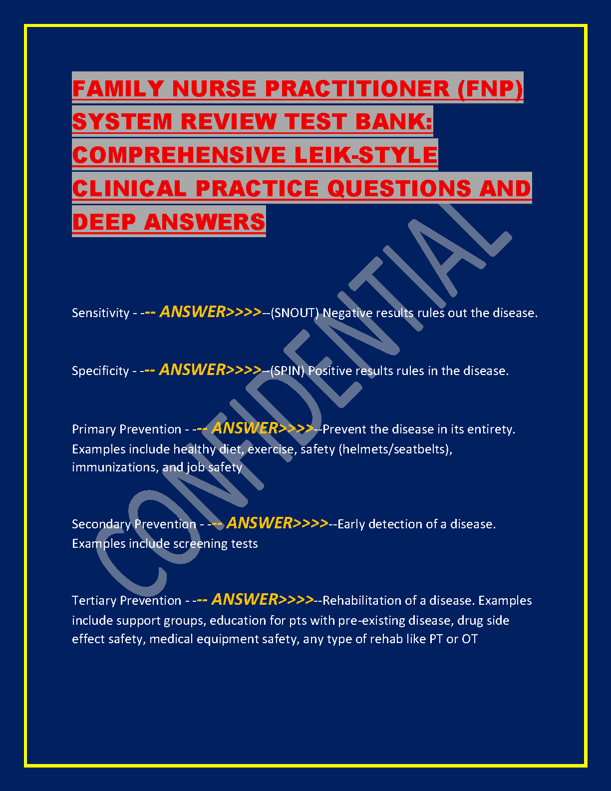 FNP Certification Test Bank 2026/27 | Codina Leik Review Qs IMG-1