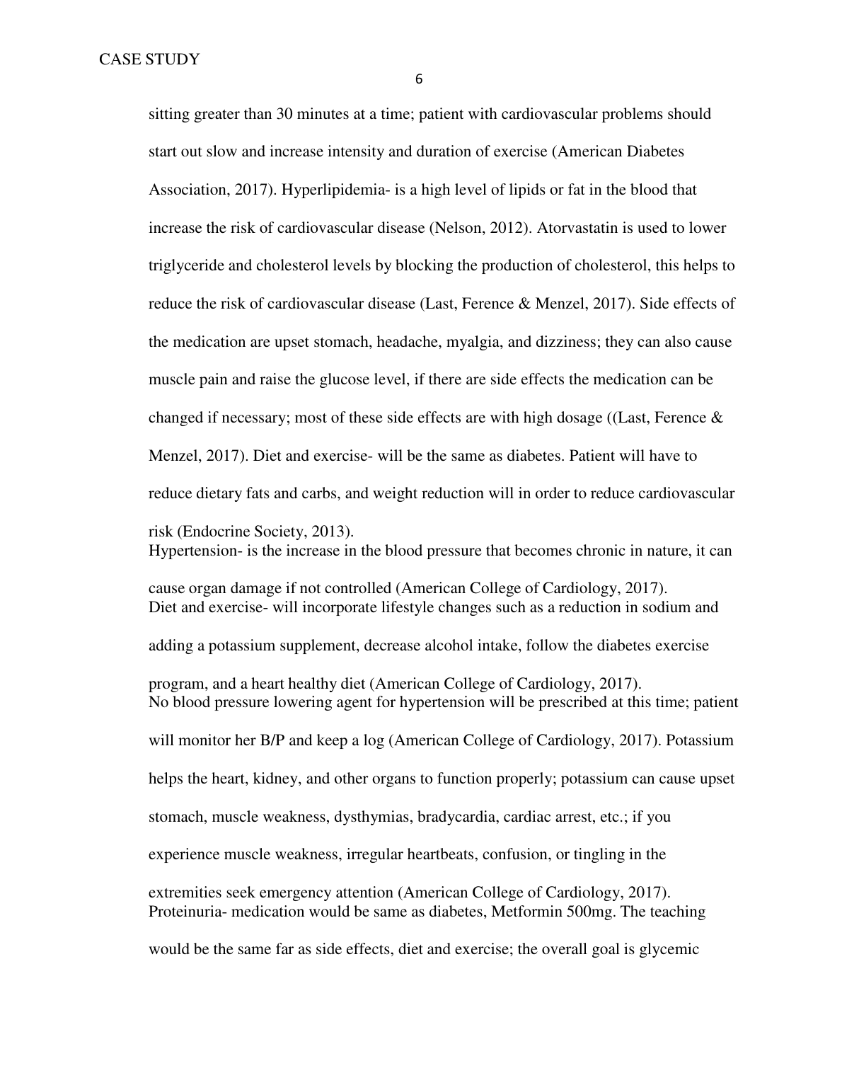 NR 601 Nursing Case Study Diabetes & Hypertension SOAP Notes IMG-3