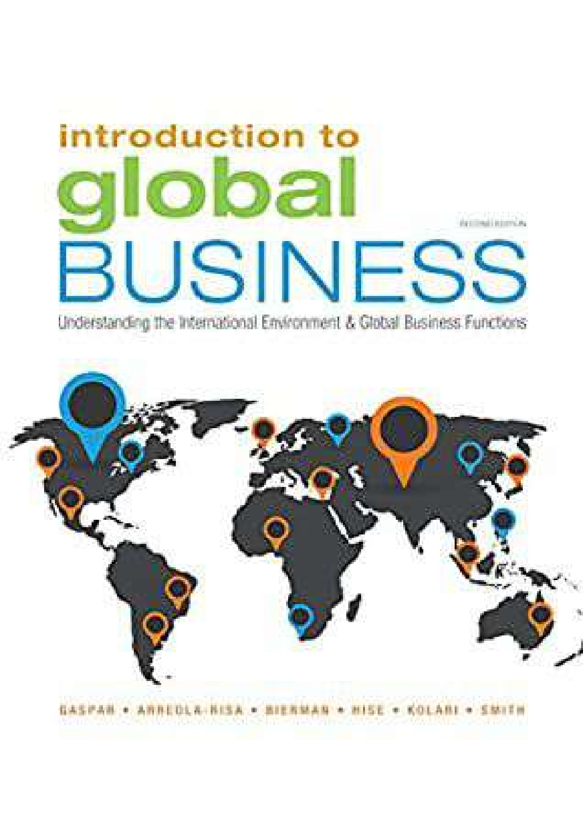 Global Business 2nd Edition Test Bank
