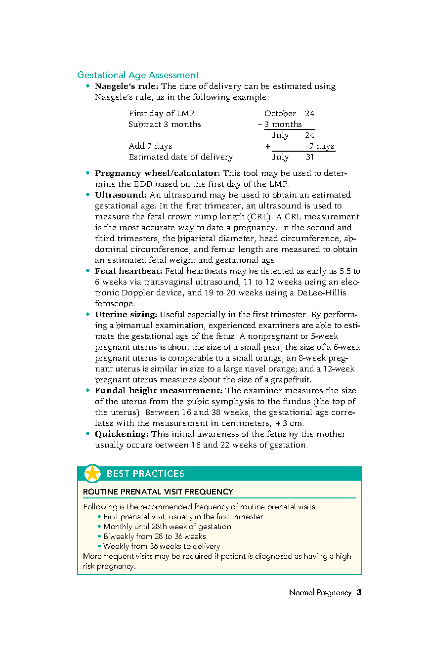 Normal Pregnancy Nursing Study Guide Ricci 2026/27 IMG-3