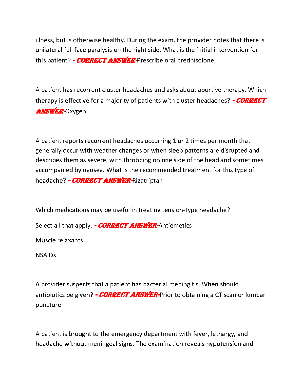 GCU FNP 654 Final Exam Test Bank 2026/27 | Verified Q&A IMG-3