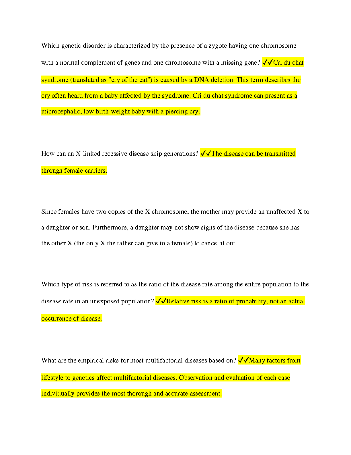 WGU D115 Advanced Pathophysiology Master Set Study Guide