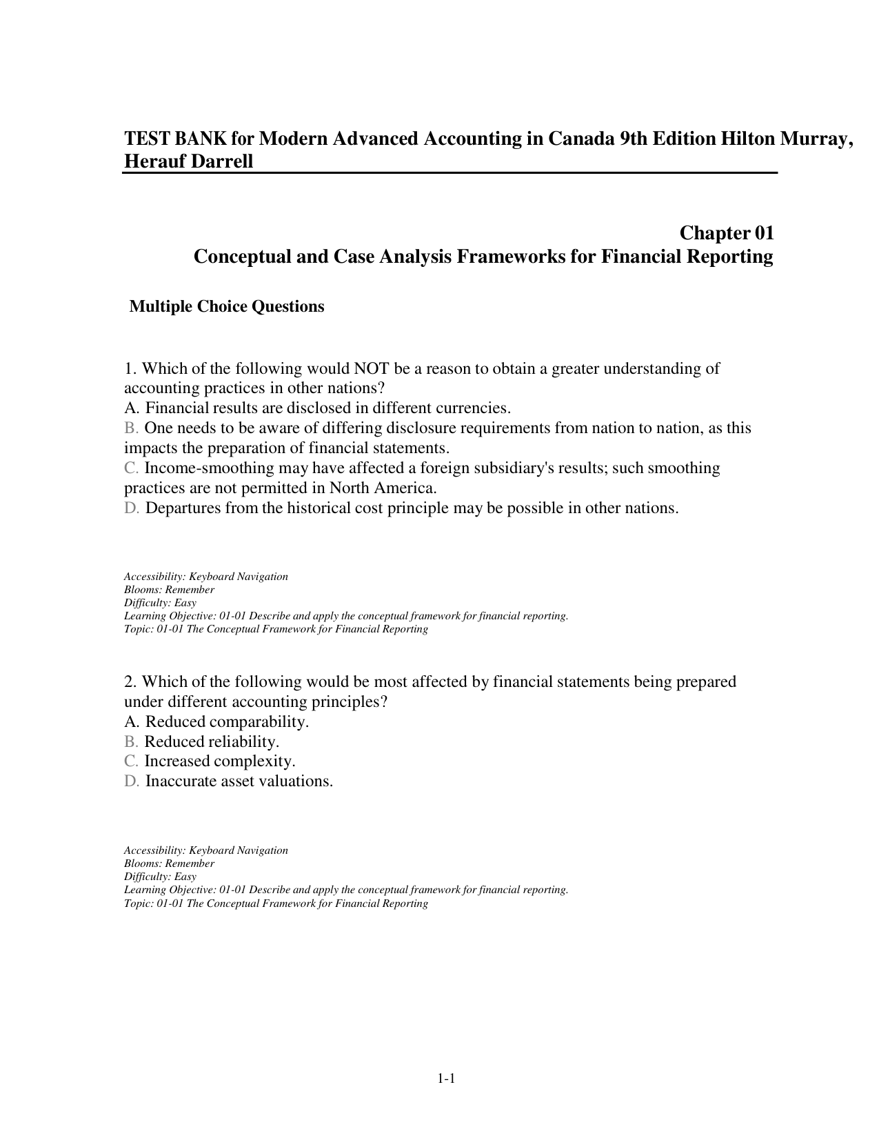 Modern Advanced Accounting in Canada, 9th Edition