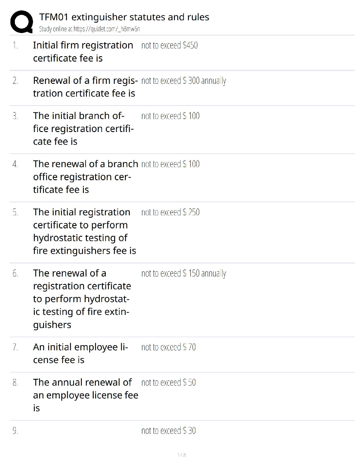 TFM01 Fire Safety Stats & Fees Guide 2026/27 IMG-1