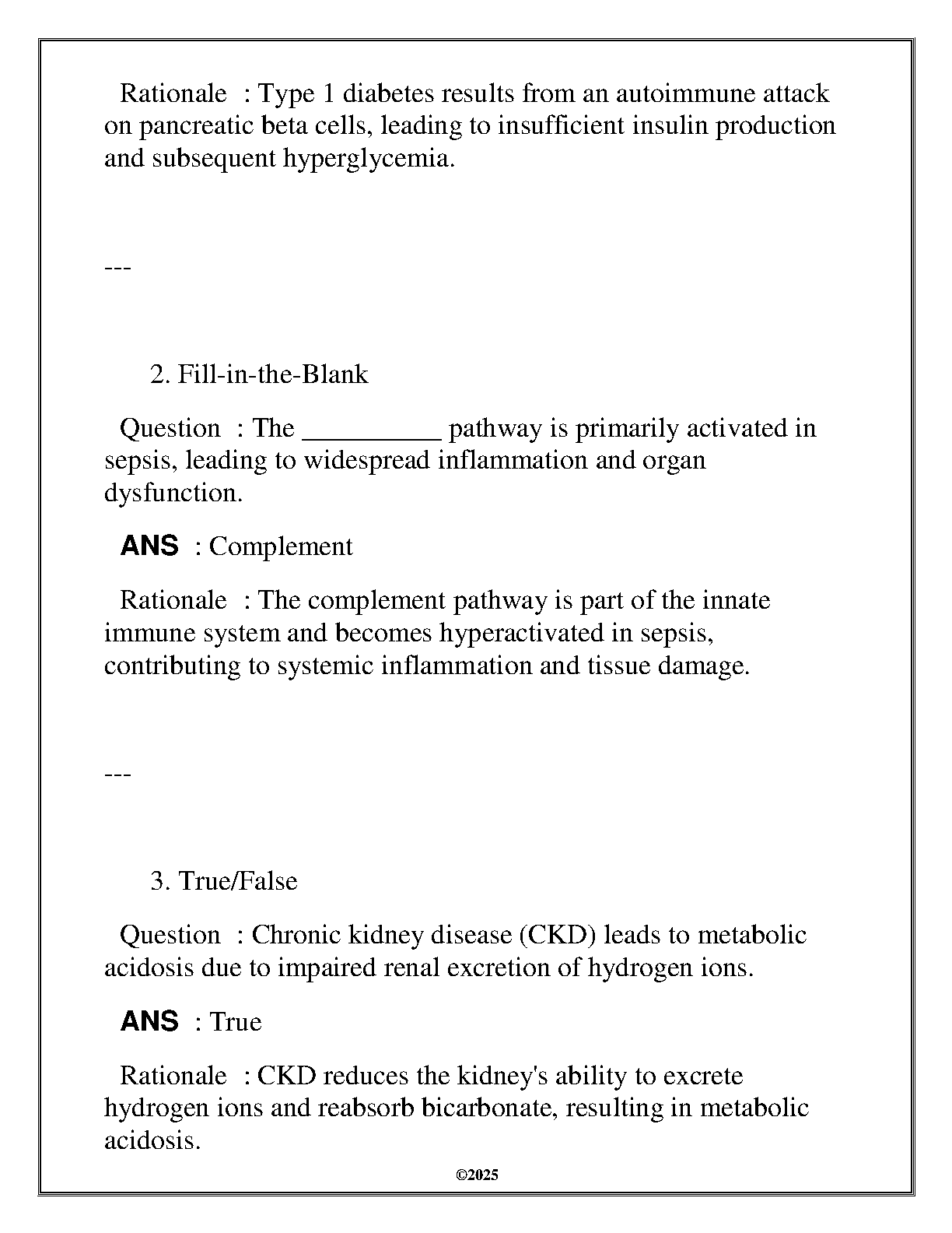WGU NURS 5800 Pathophysiology 2025 Exam Prep Q&A Guide