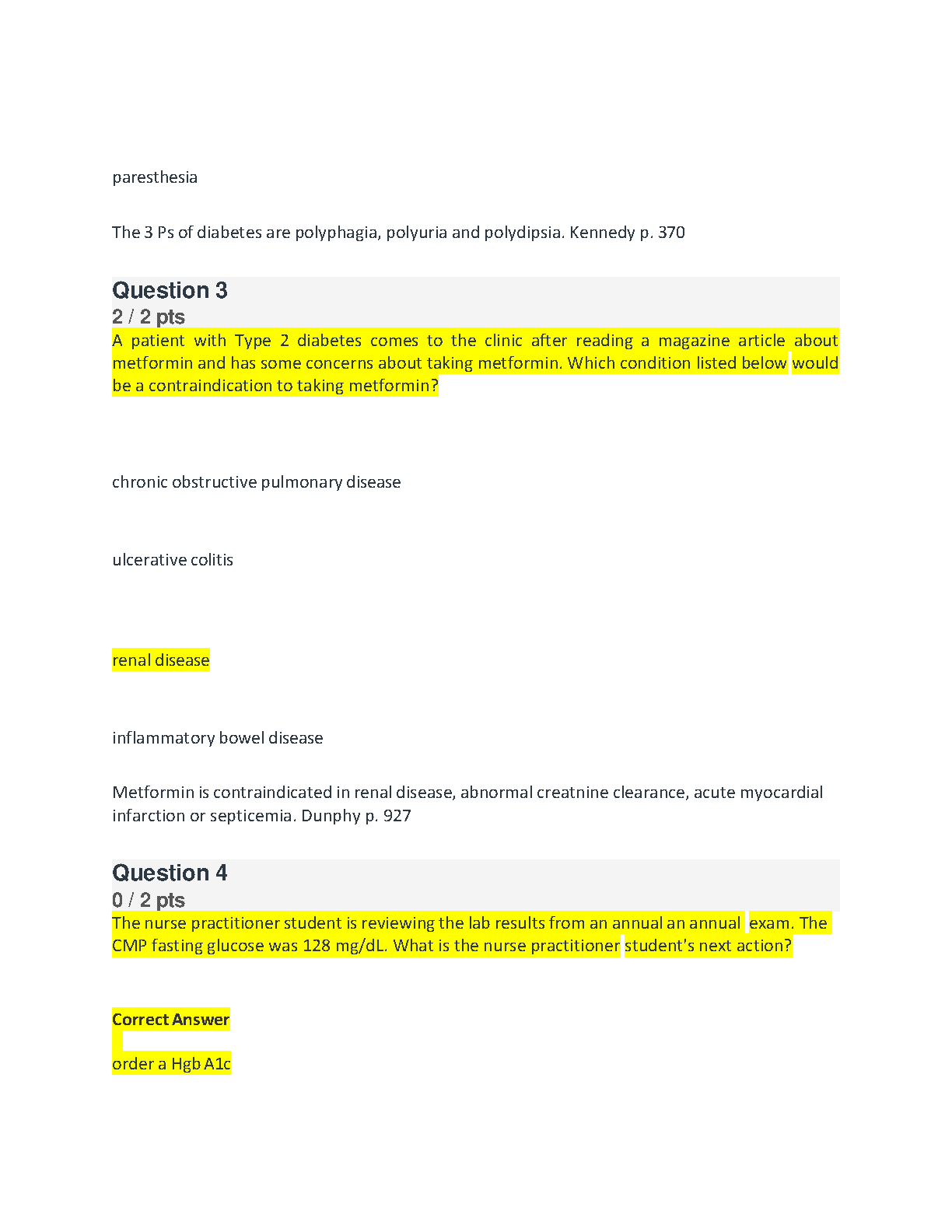 NR 601 Mature & Aging Adult Review Questions 2025-2026