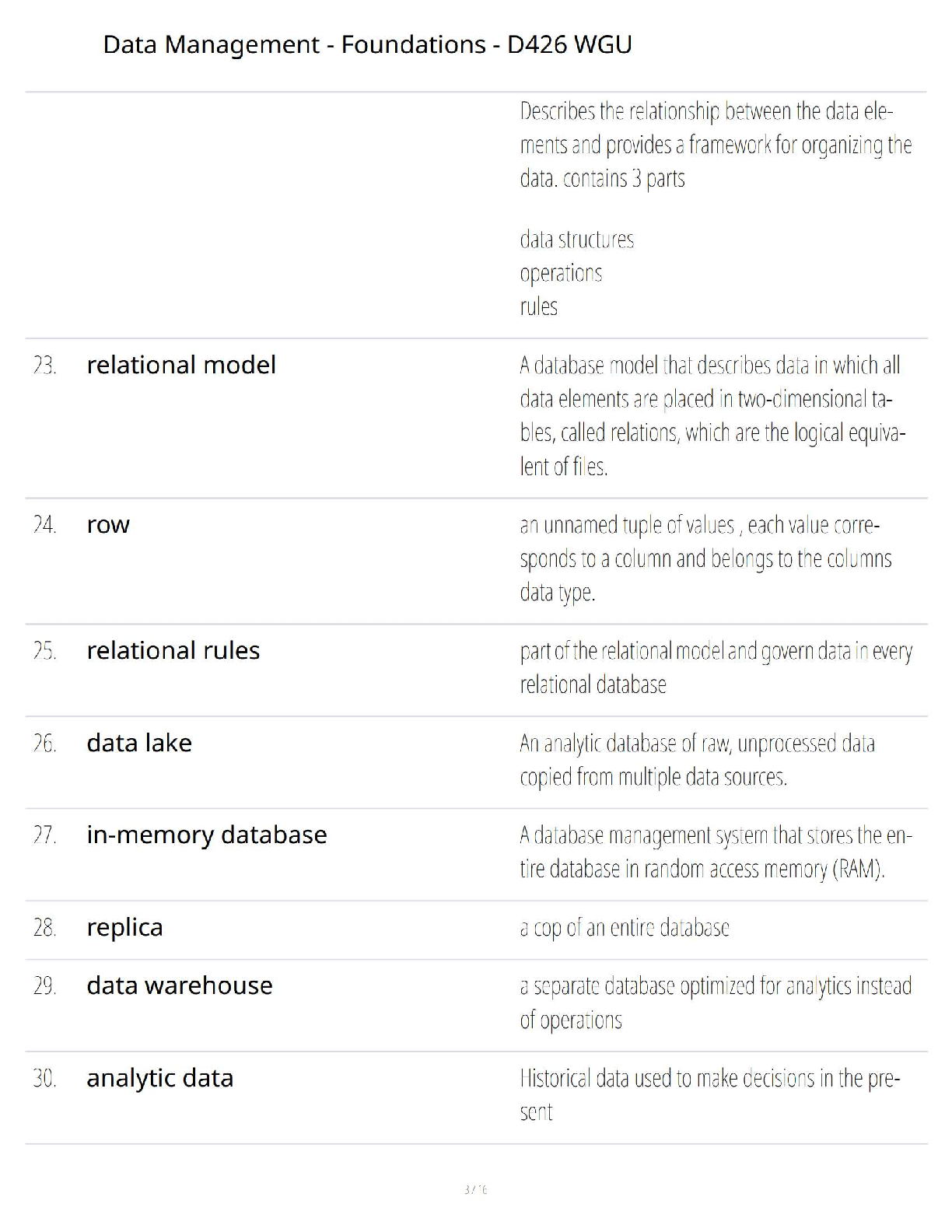 WGU D426 Data Management Study Guide 2025 IMG-3