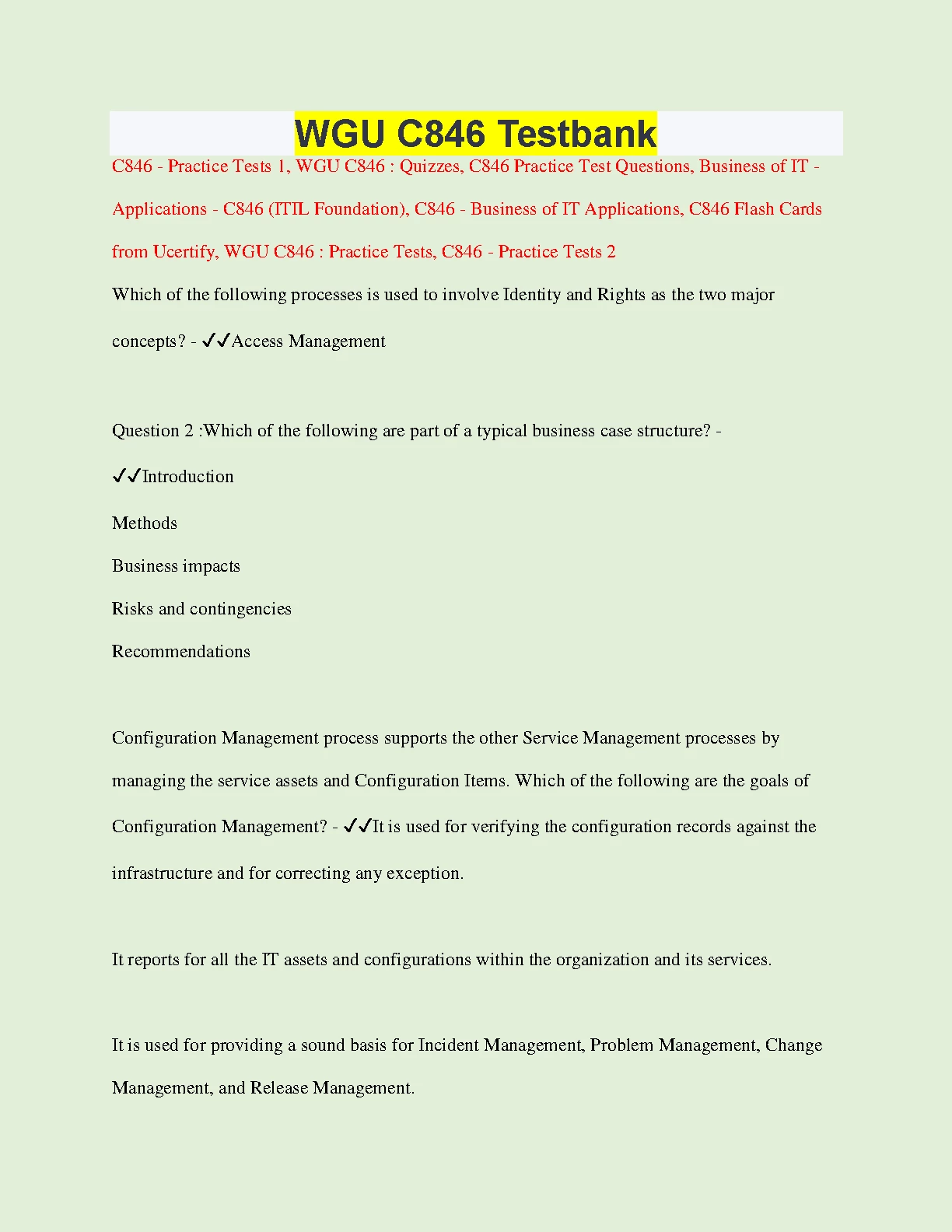 WGU C846 Test Bank 2023-2024 Complete Solution Guide IMG-1